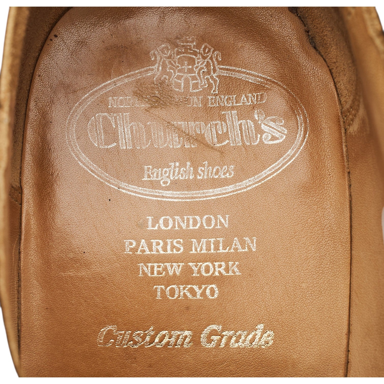 'Grafton' Tan Brown Leather Derby Brogues UK 8.5 G - Image 6