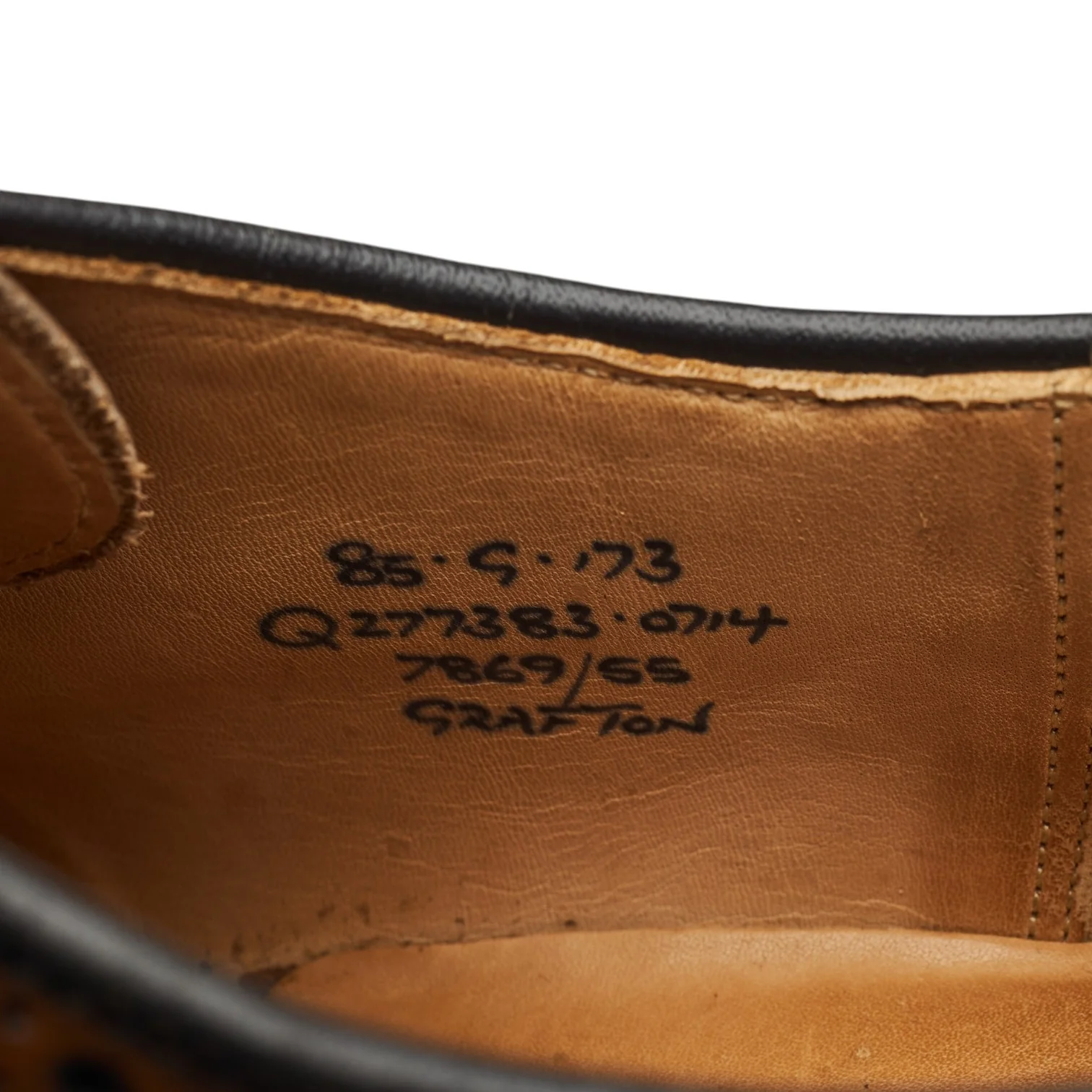 'Grafton' Tan Brown Leather Derby Brogues UK 8.5 G - Image 7