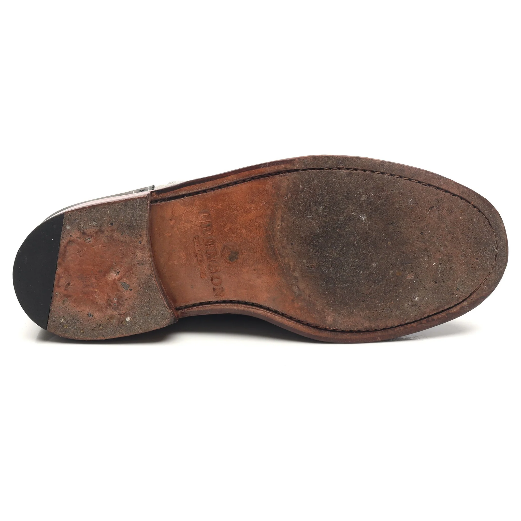 'Stanley' Grey Suede Brogues UK 7 G - Image 11