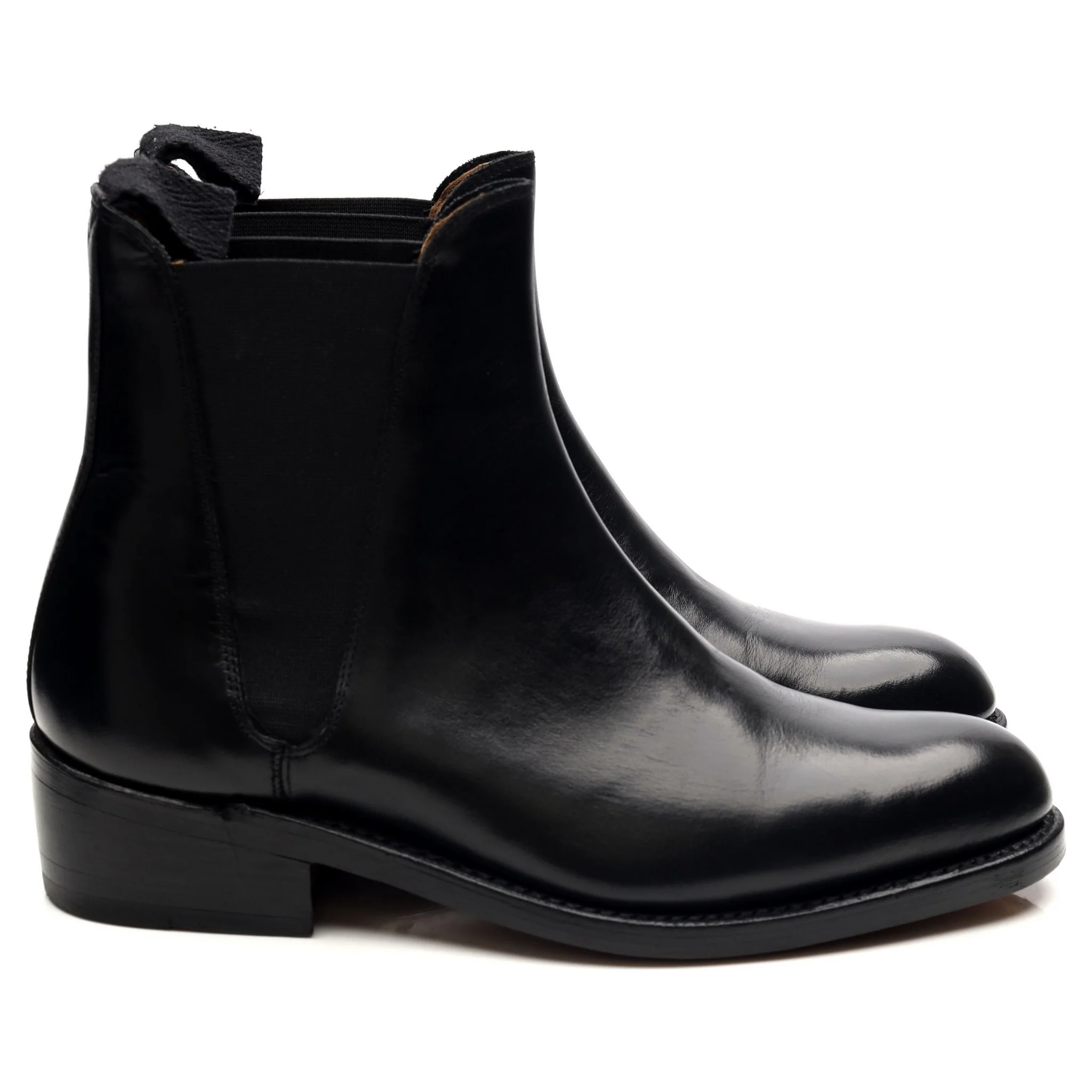 Women's 'Nora' Black Leather Chelsea Boots UK 6 - Image 6