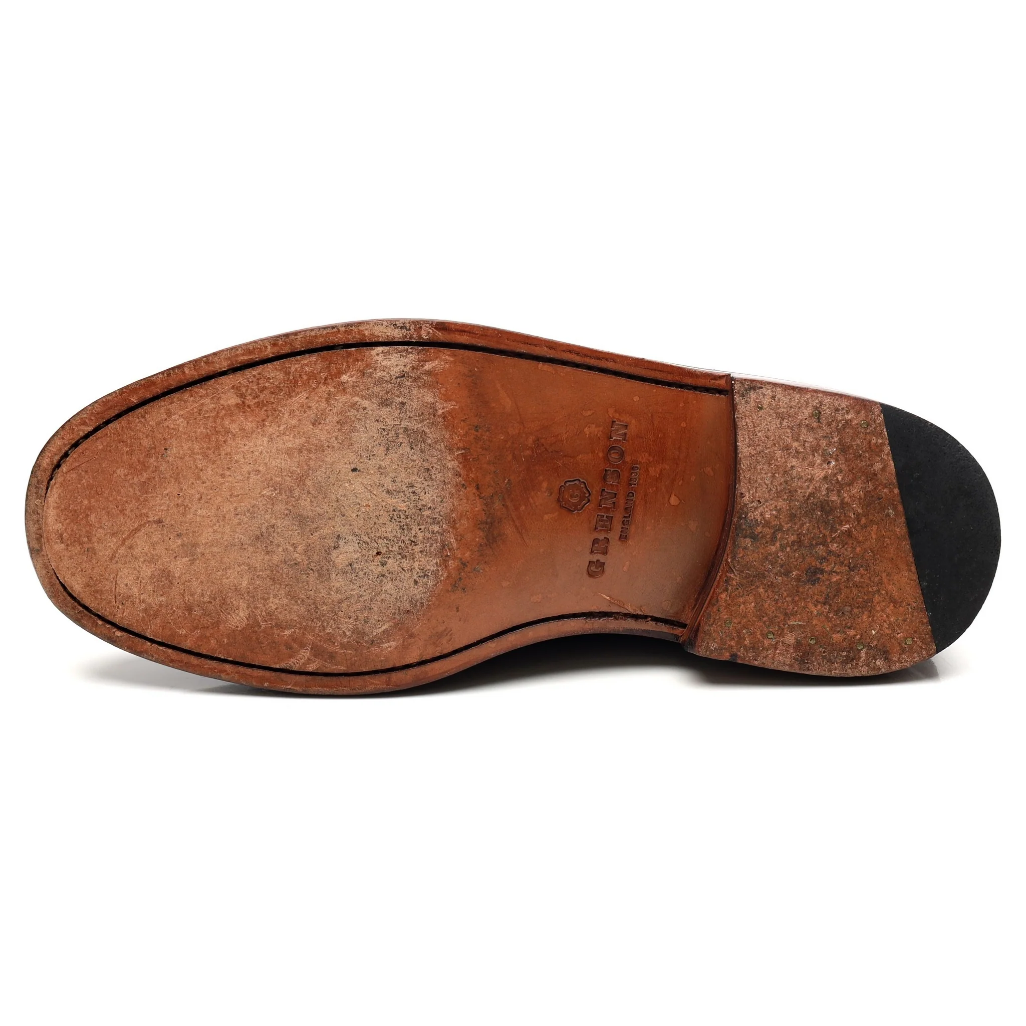 'Archie' Black Leather Derby Brogues UK 9 G - Image 10
