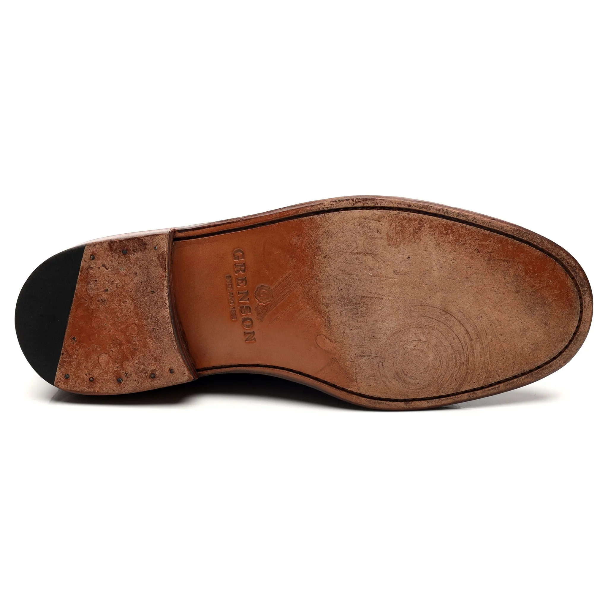 'Sid' Black Leather Derby Brogues UK 10 G - Image 11