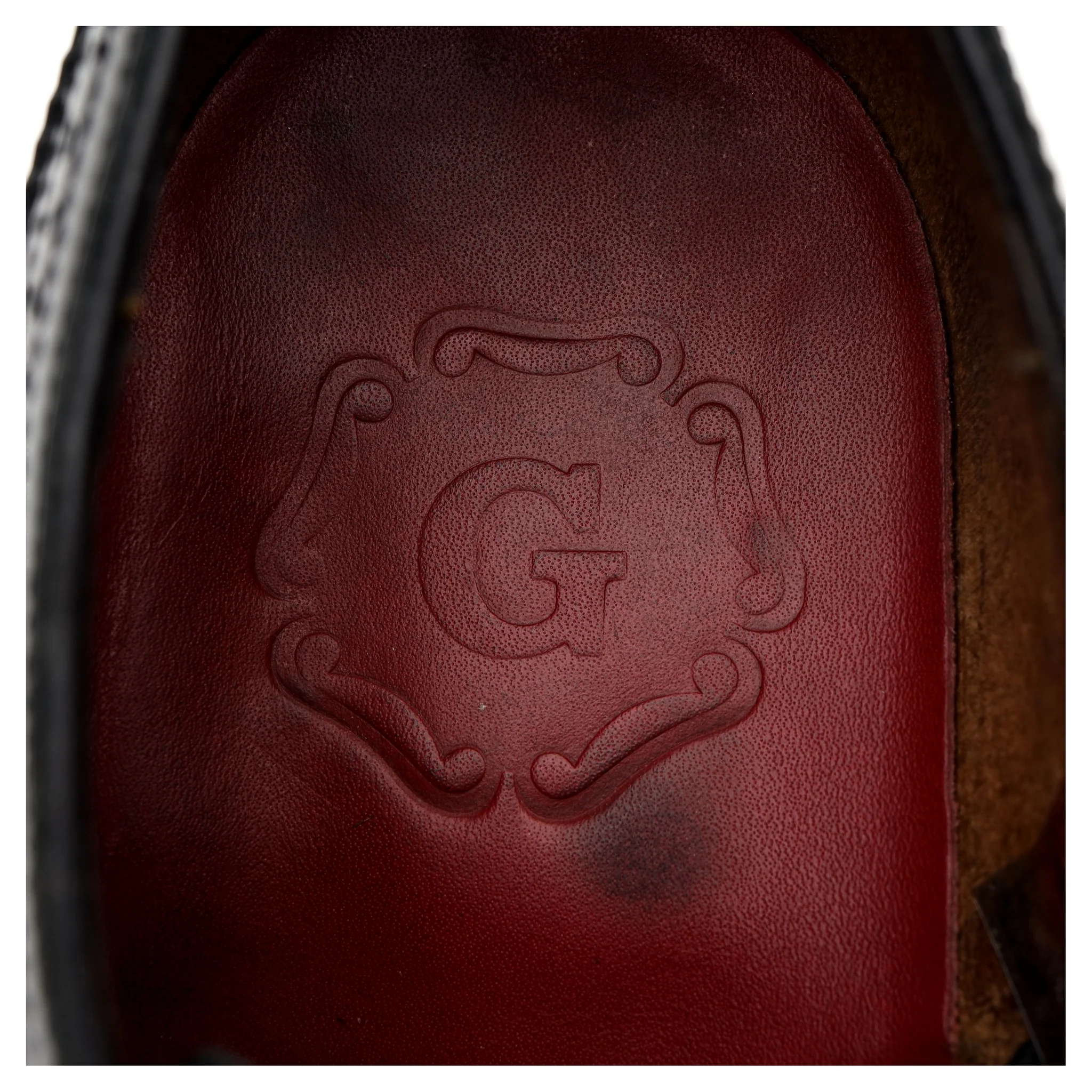 'Sid' Black Leather Derby Brogues UK 10 G - Image 12