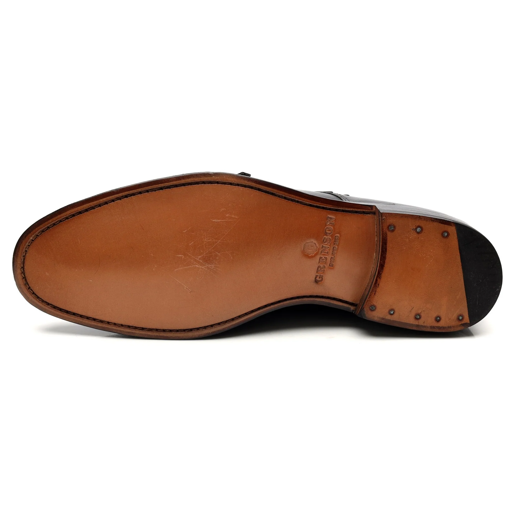 'Ellery' Black Leather Double Monk Strap UK 9 F - Image 10