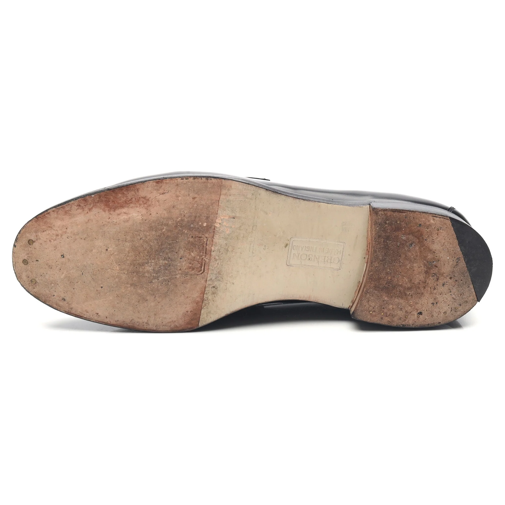 'Bartlett' Black Leather Loafers UK 9.5 D - Image 10