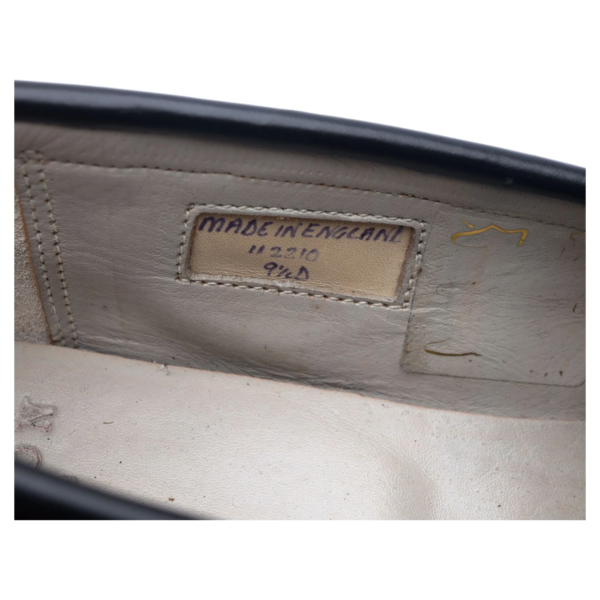 'Bartlett' Black Leather Loafers UK 9.5 D - Image 13
