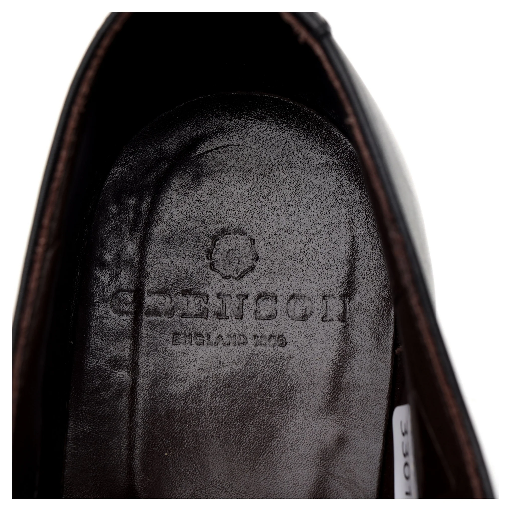 Black Leather Oxford UK 8 F - Image 12