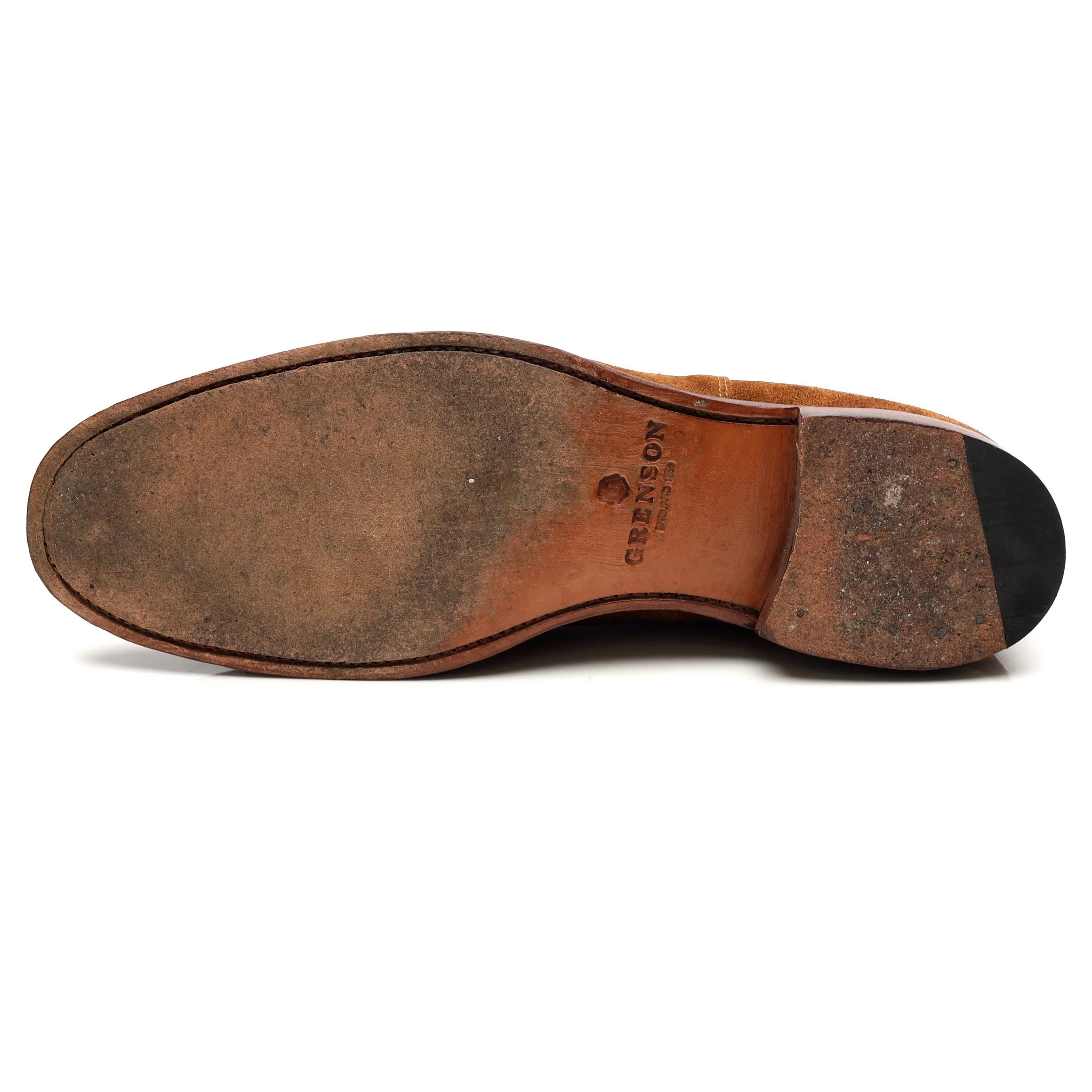 'Declan' Tan Brown Suede Chelsea Boots UK 8 F - Image 10