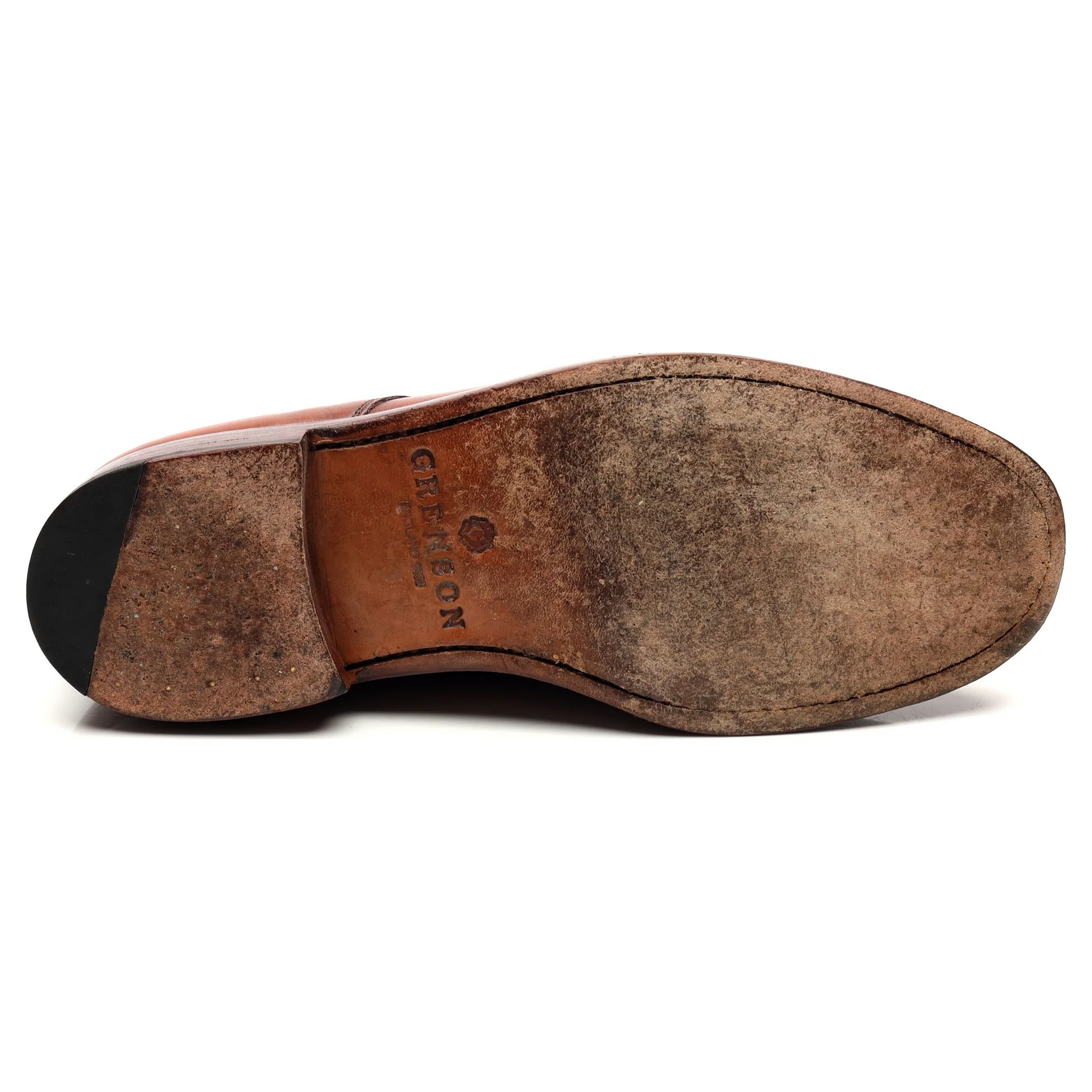 'Curt' Tan Brown Leather Derby UK 7 G - Image 11