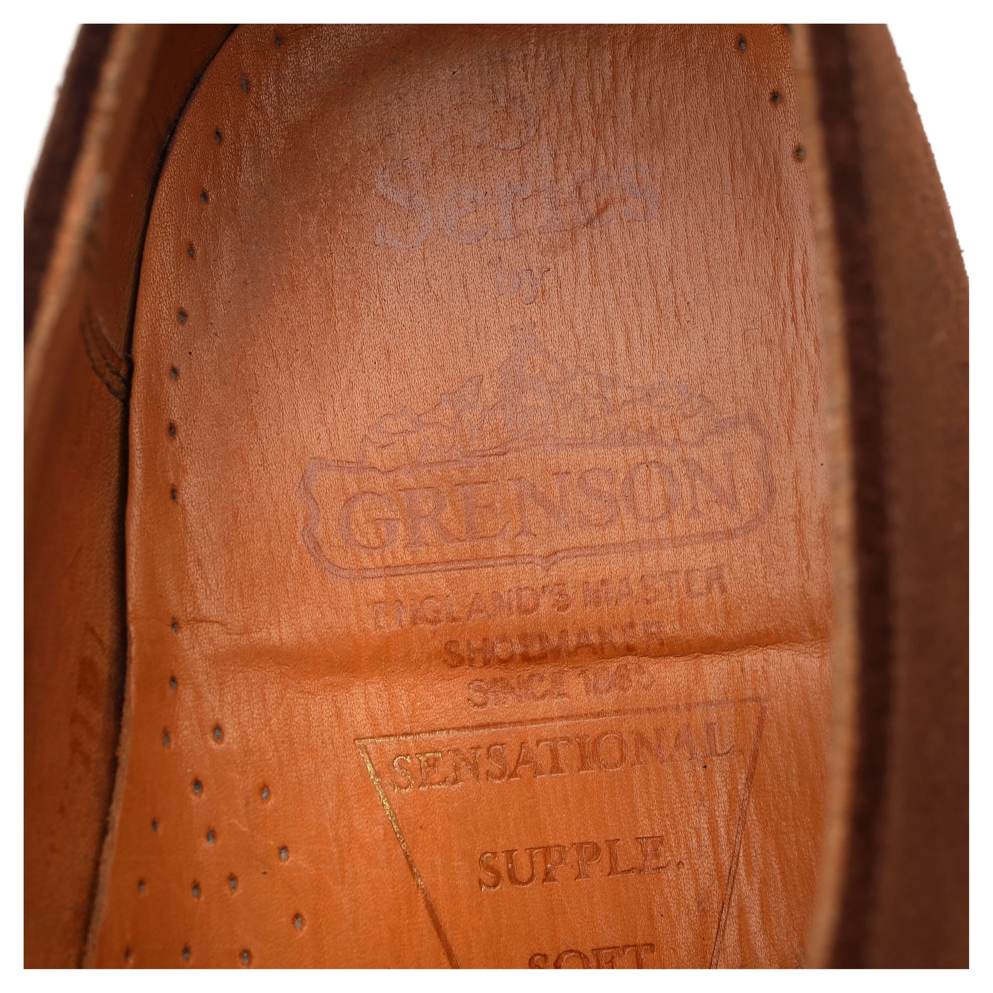 Vintage Brown Suede Brogues UK 10.5 EF - Image 12
