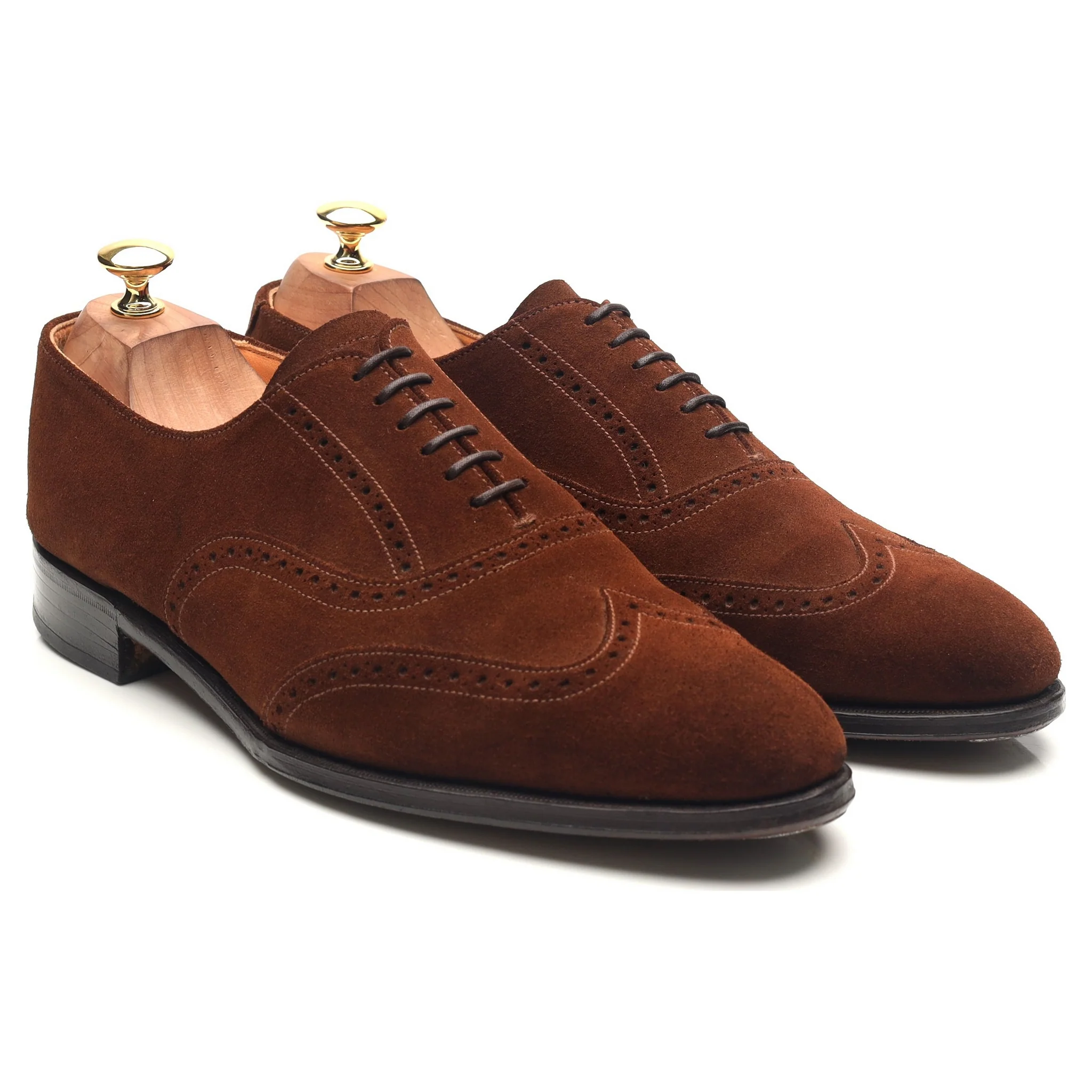 Vintage Brown Suede Brogues UK 10.5 EF - Image 7