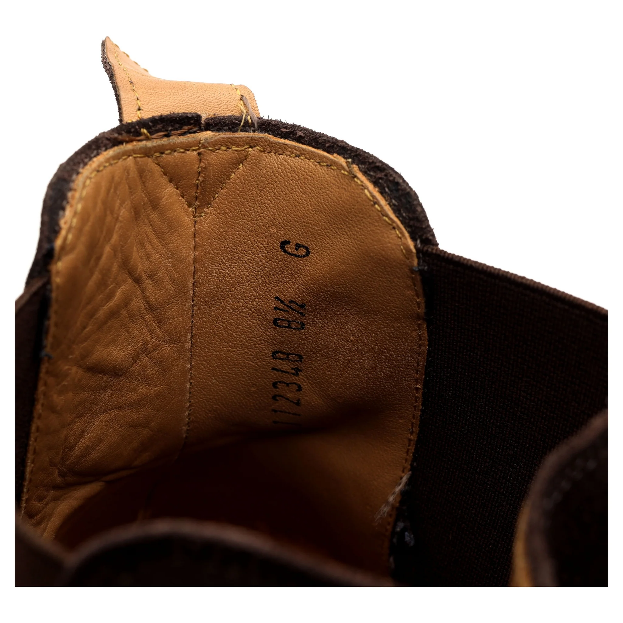 Dark Brown Suede Chelsea Boots UK 8.5 G - Image 13