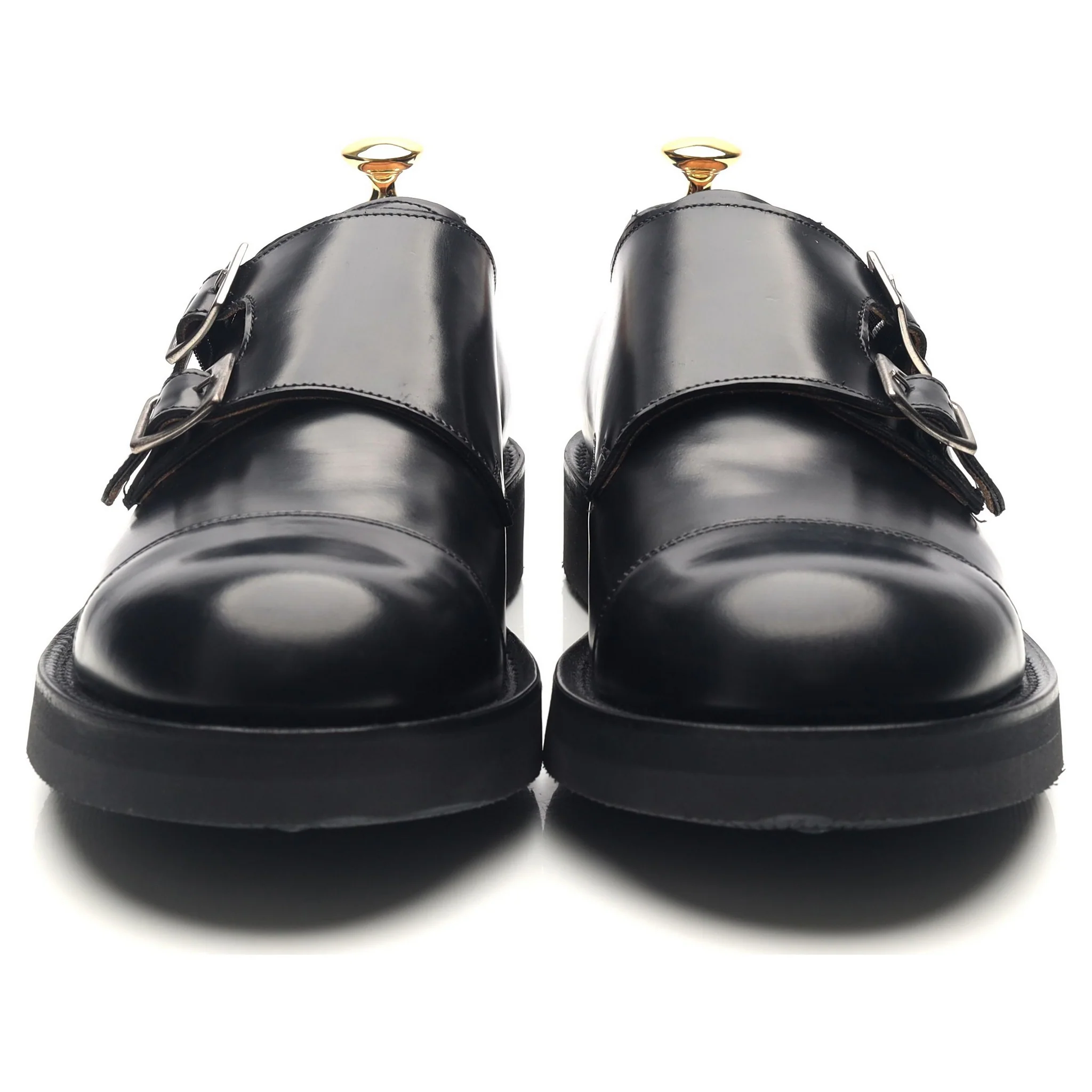 'Diggery' Black Leather Double Monk Strap UK 9 G - Image 8