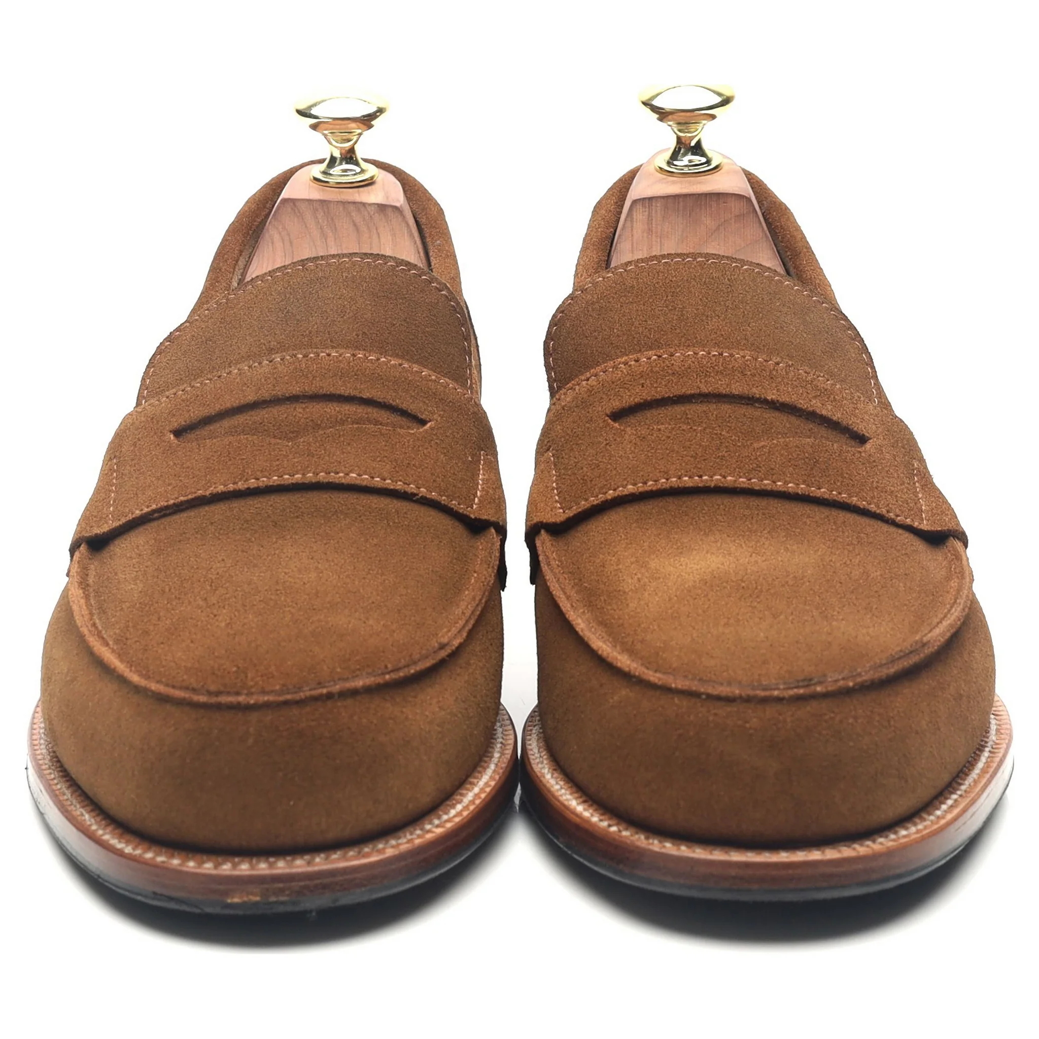 'Epsom' Snuff Brown Suede Loafers UK 7 E - Image 8