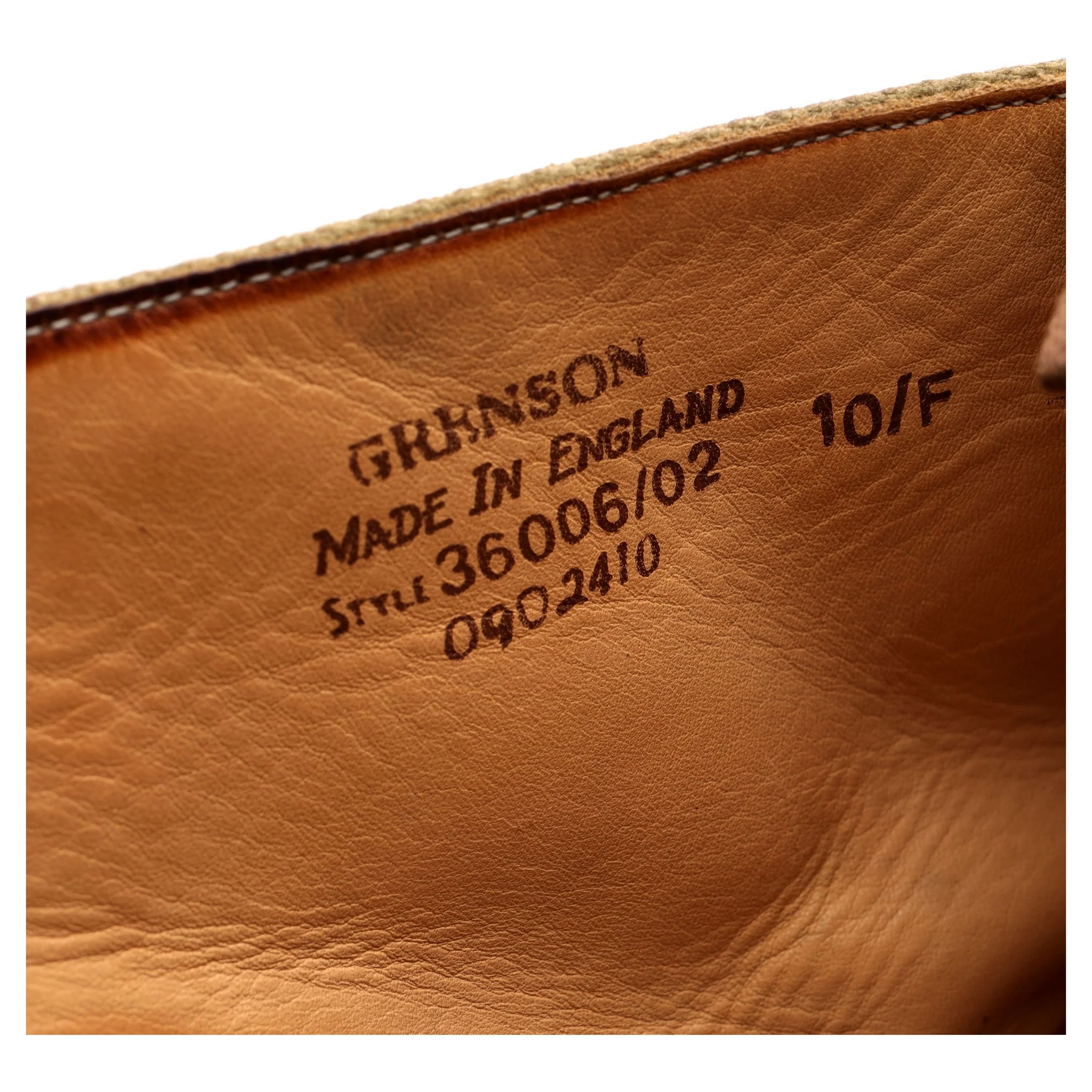 Tan Brown Leather Balmoral Boots UK 10 F - Image 12