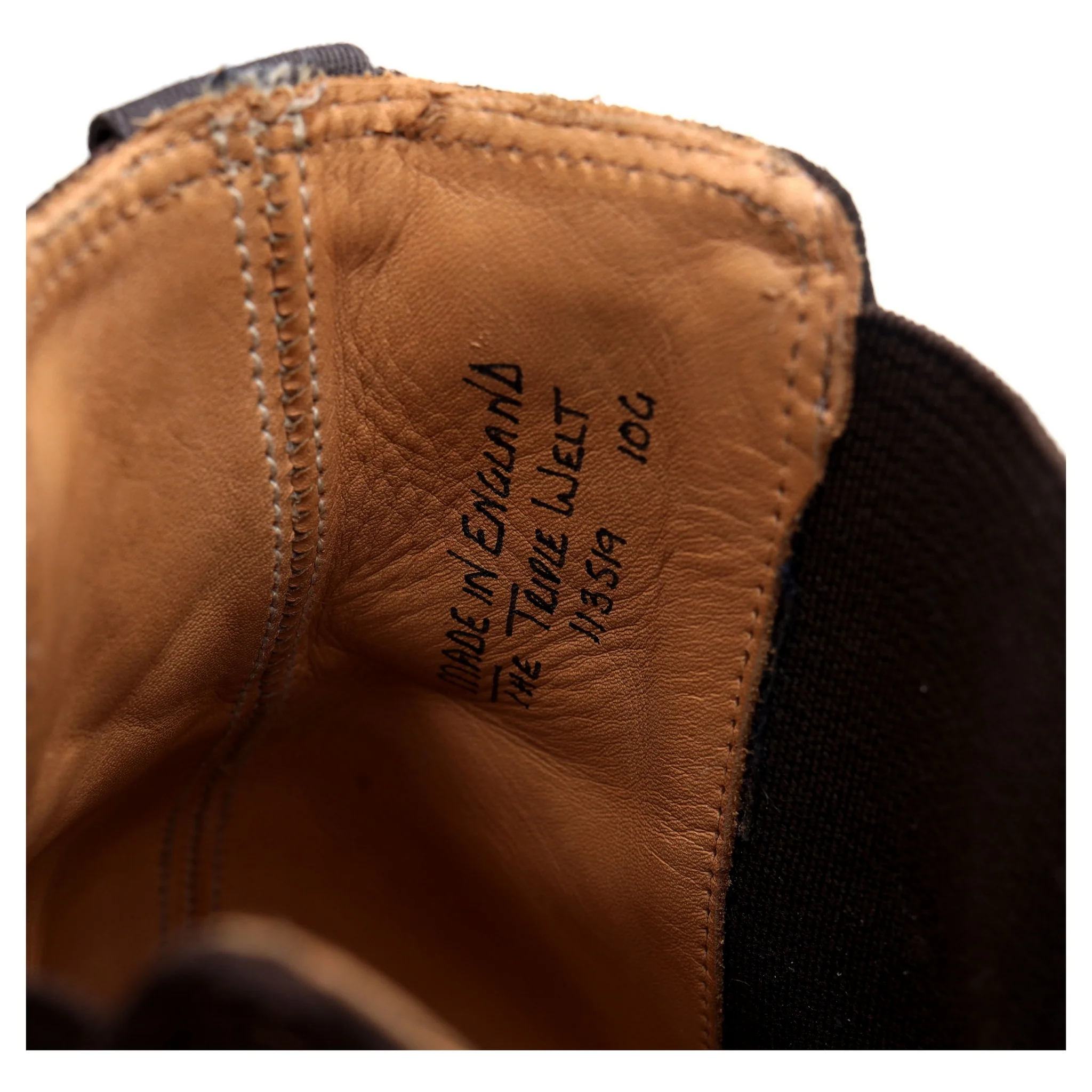 'Christopher' Triple Welt Dark Brown Suede Chelsea Boots UK 10 G - Image 13