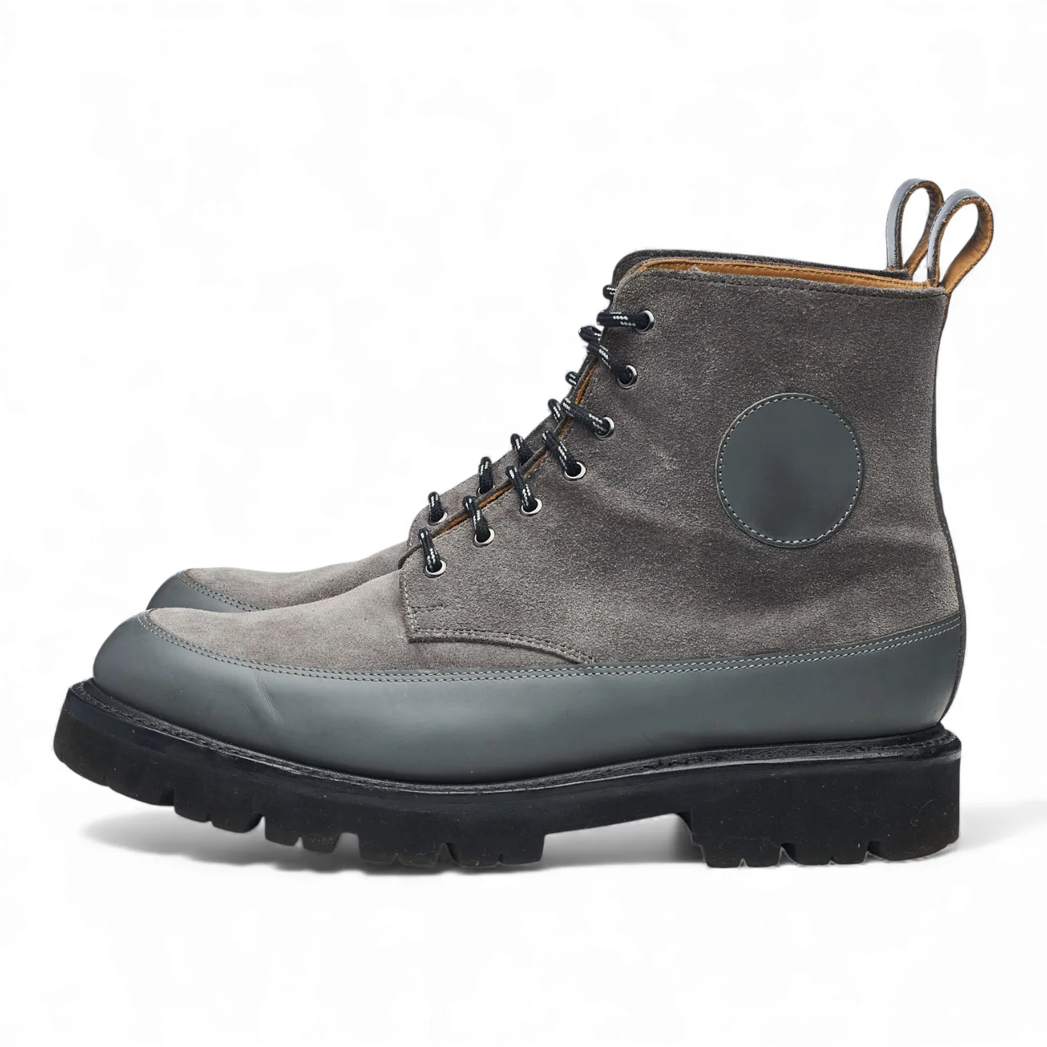 'Anton' Grey Suede Leather Boots UK 6.5 G - Image 3