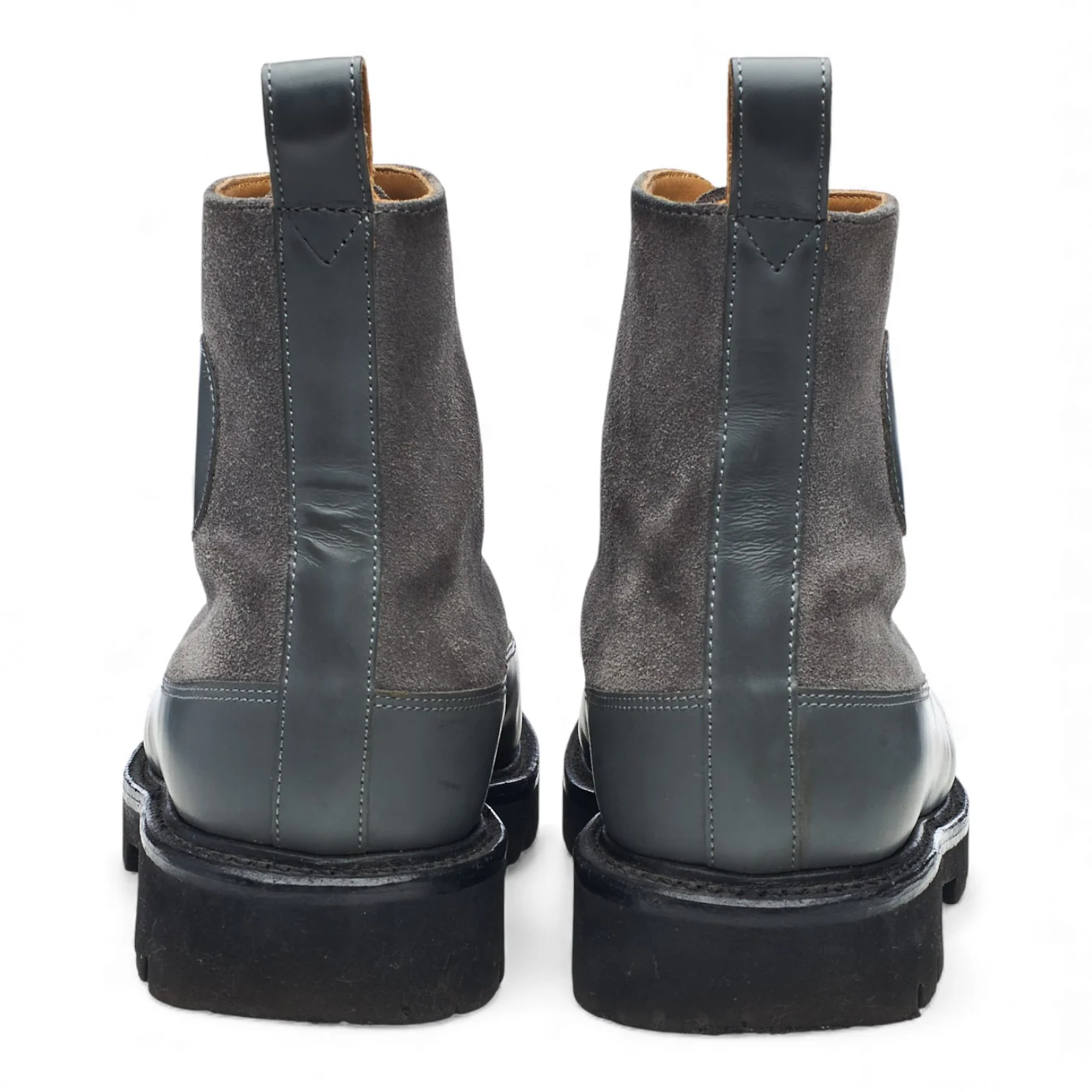 'Anton' Grey Suede Leather Boots UK 6.5 G - Image 4