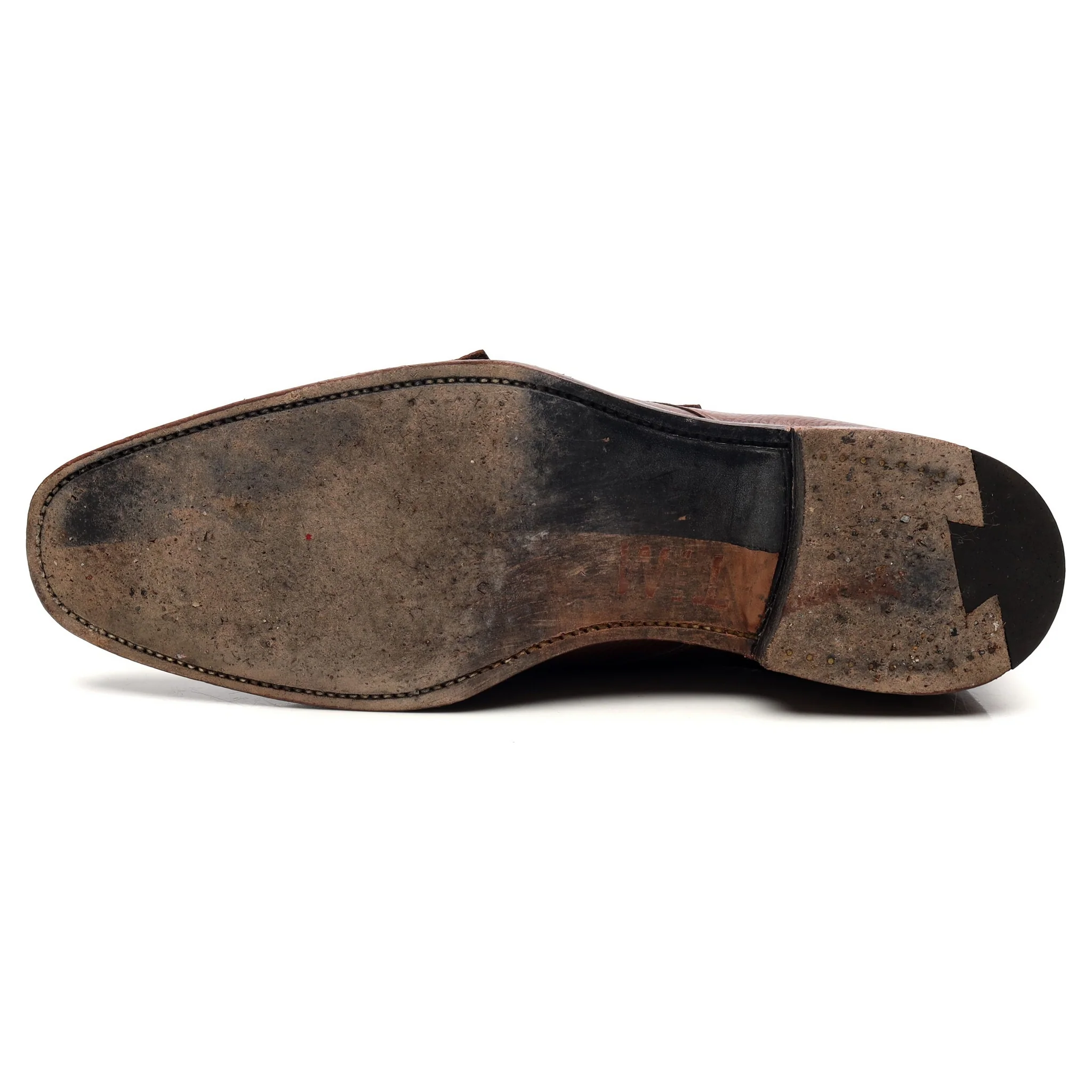 'Groundhog Blues' Dark Brown Leather Triple Monk Strap UK 8.5 F - Image 10