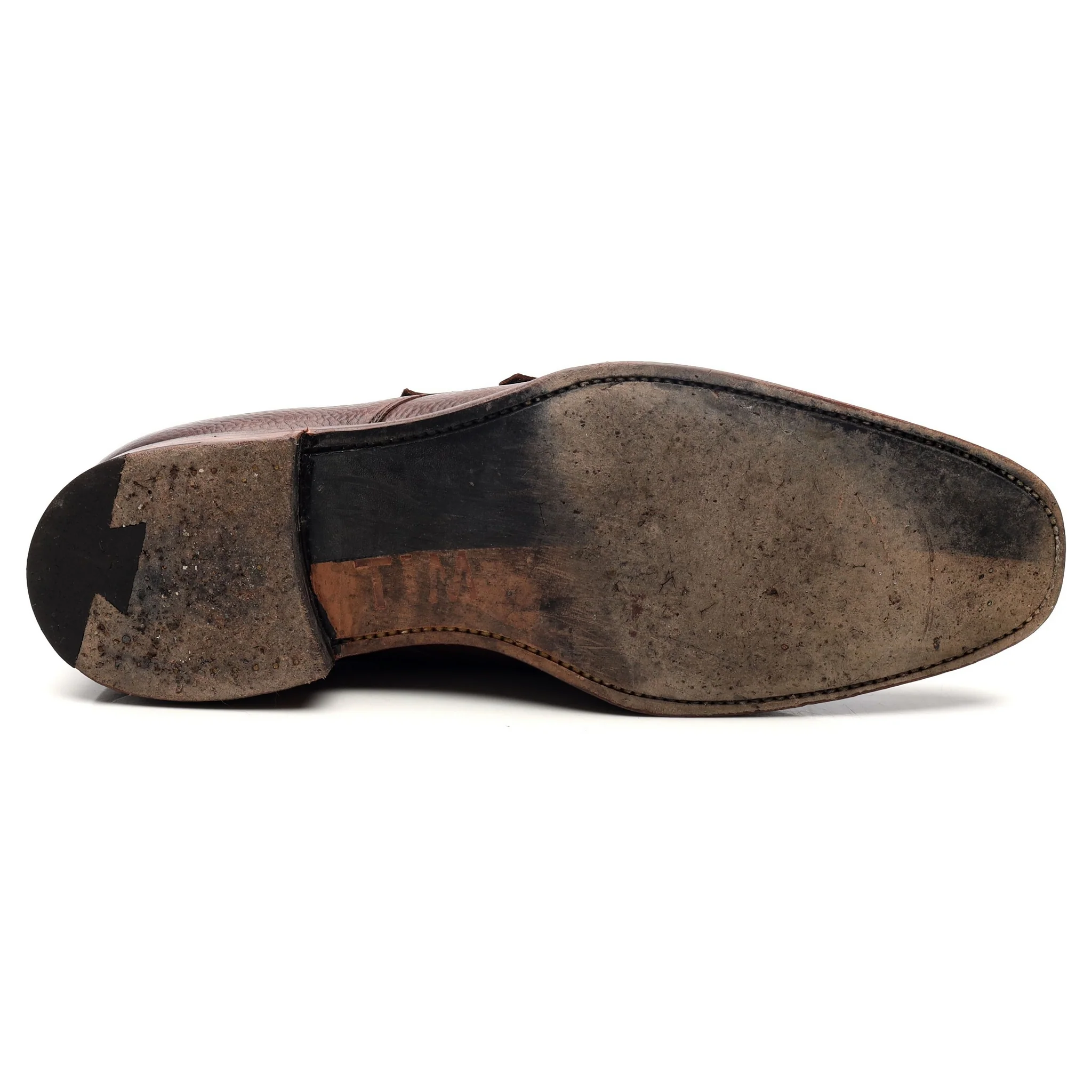 'Groundhog Blues' Dark Brown Leather Triple Monk Strap UK 8.5 F - Image 11