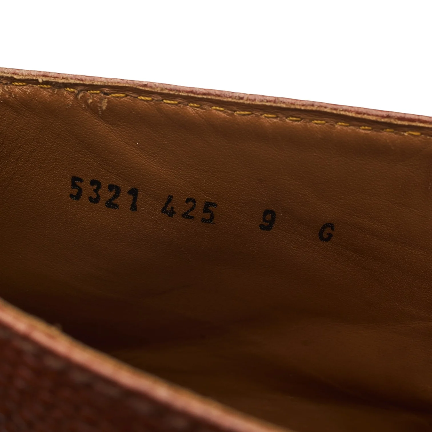 'Grover' Brown Grain Leather Split Toe Boots UK 9 G - Image 8