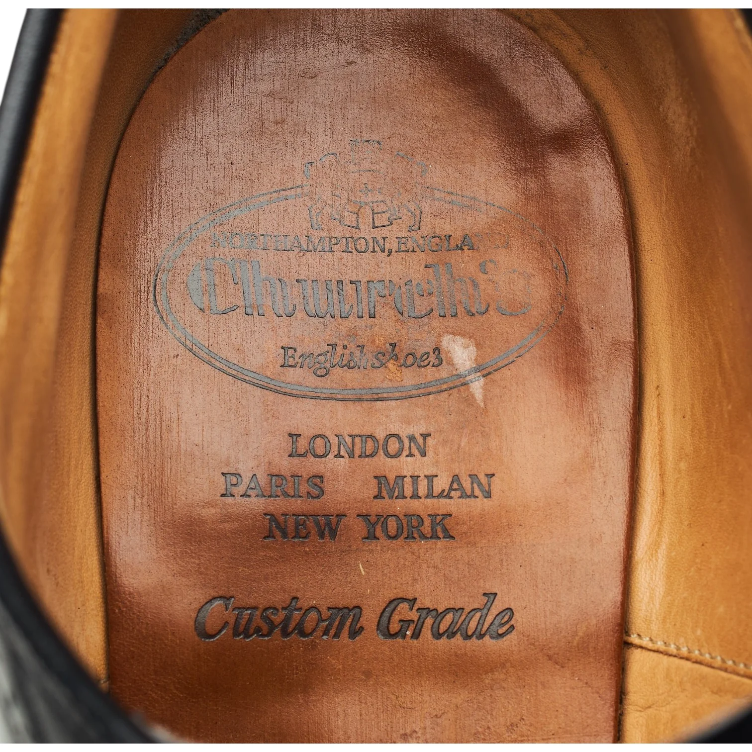 'Gunthorpe' Black Leather Oxford Brogues UK 10 G - Image 6
