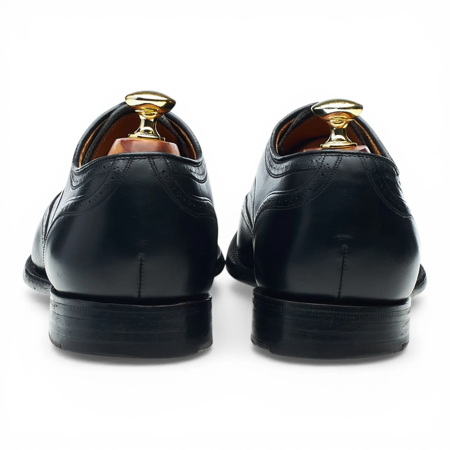 'Gunthorpe' Black Leather Oxford Brogues UK 7 G - Image 4