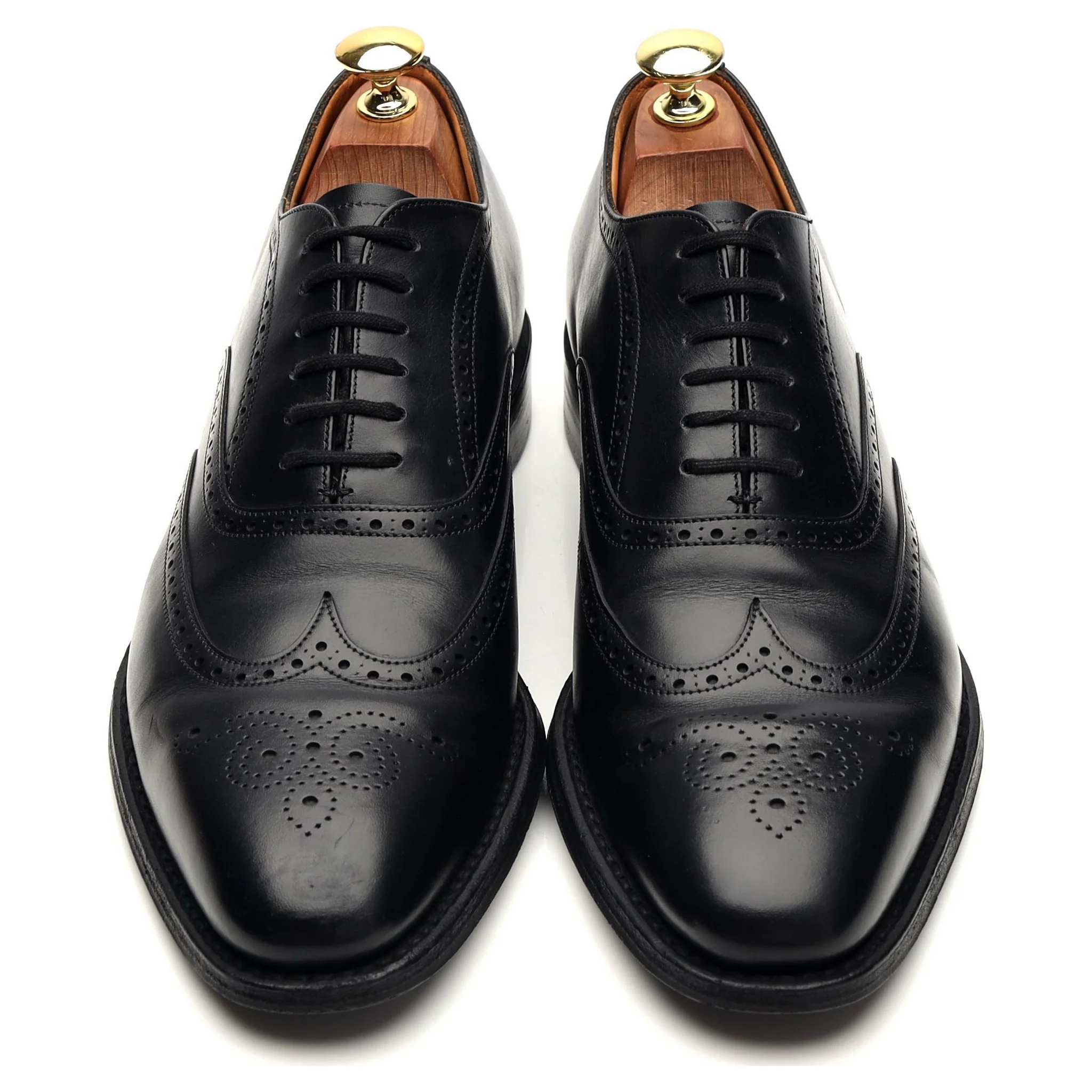 'Hailwood' Black Leather Oxford Brogues UK 7.5 F - Image 2