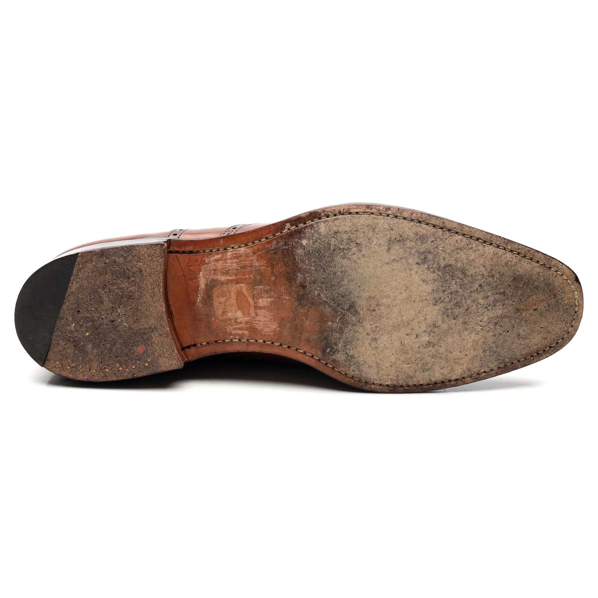 'Hailwood' Tan Brown Leather Oxford Brogue UK 9.5 F - Image 11
