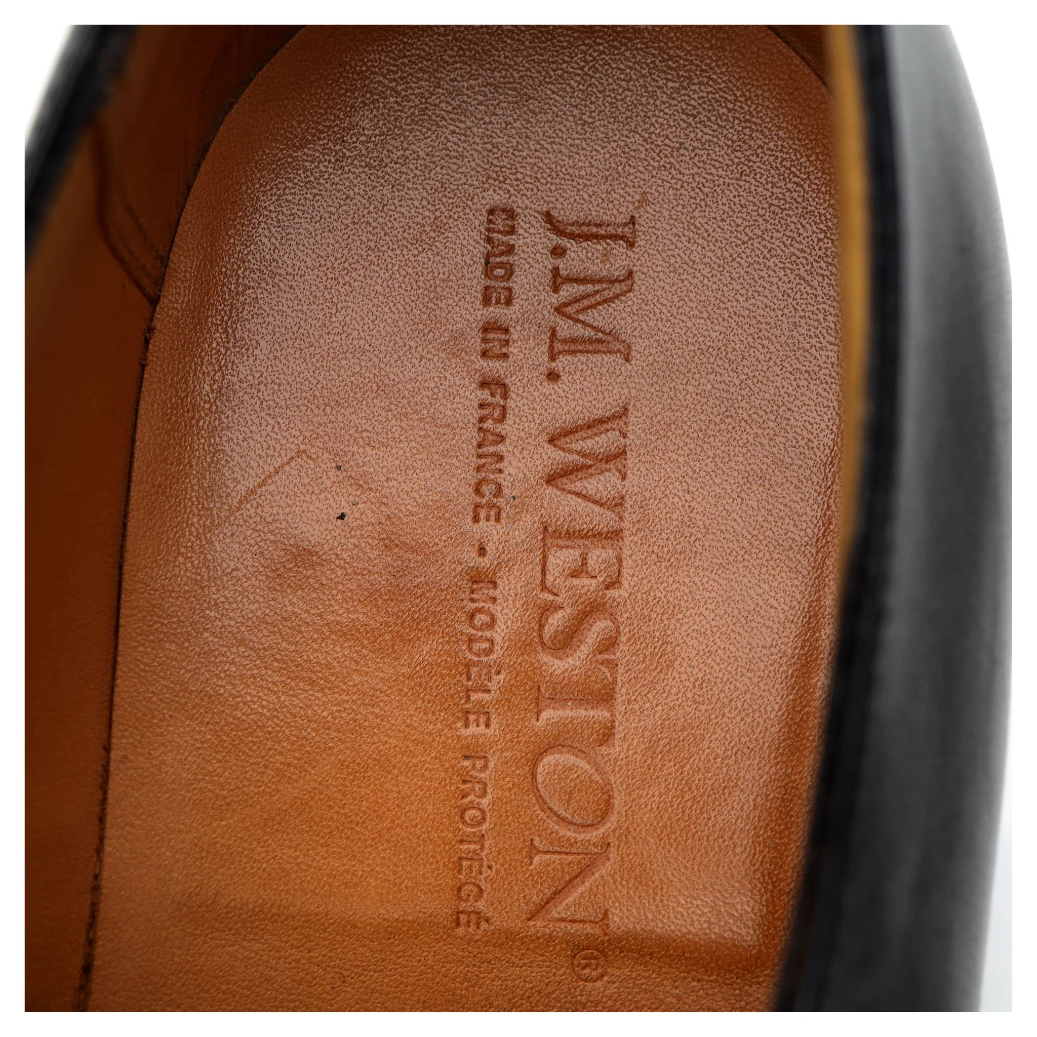 'Half-Hunt' Black Leather Split Toe Derby 7 D UK 7.5 - Image 6