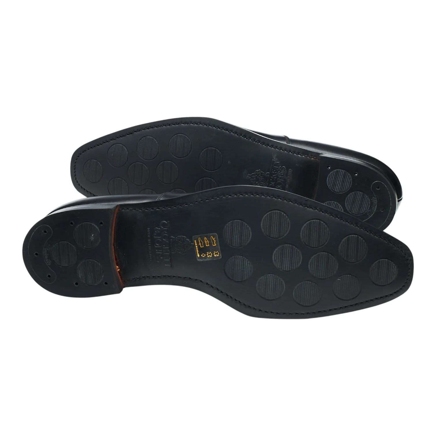 'Hallam' Black Leather Oxford UK 9.5 E - Image 5
