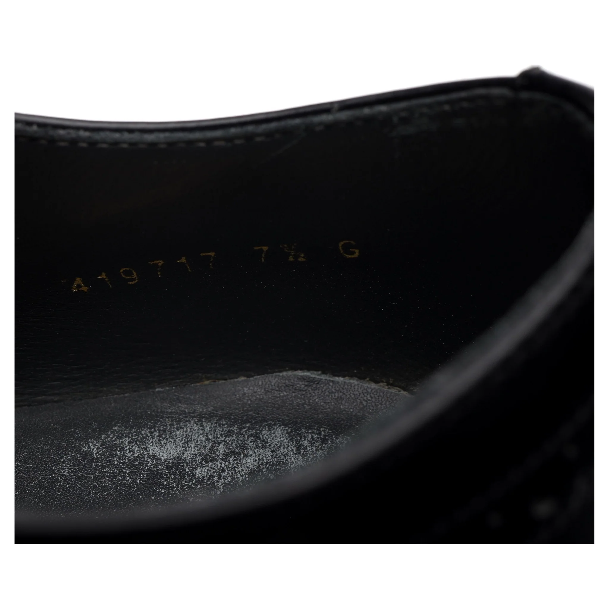 'Hampstead' Black Leather Oxford Brogues UK 7.5 G - Image 7
