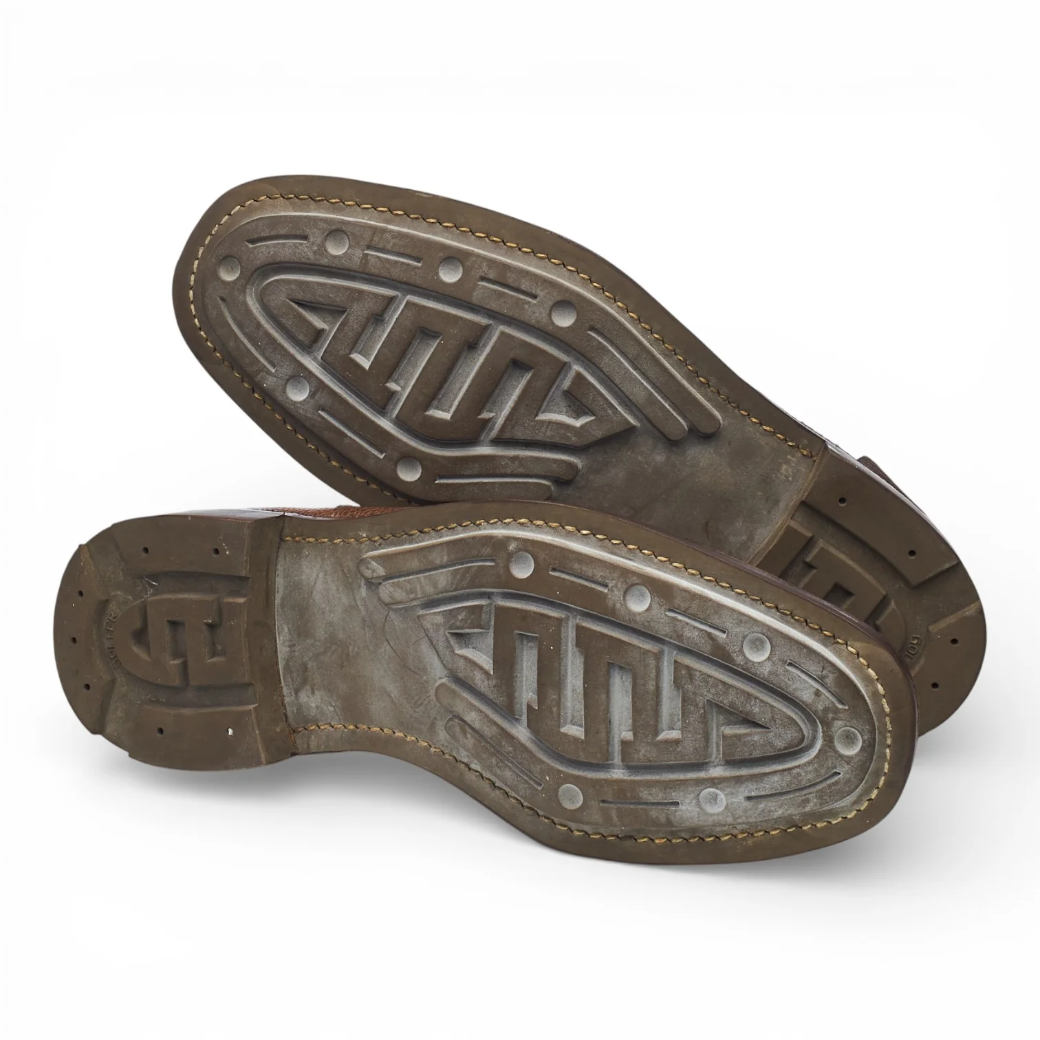 'Hampton' Brown Leather Veldstchoen Boots UK 10.5 G - Image 5