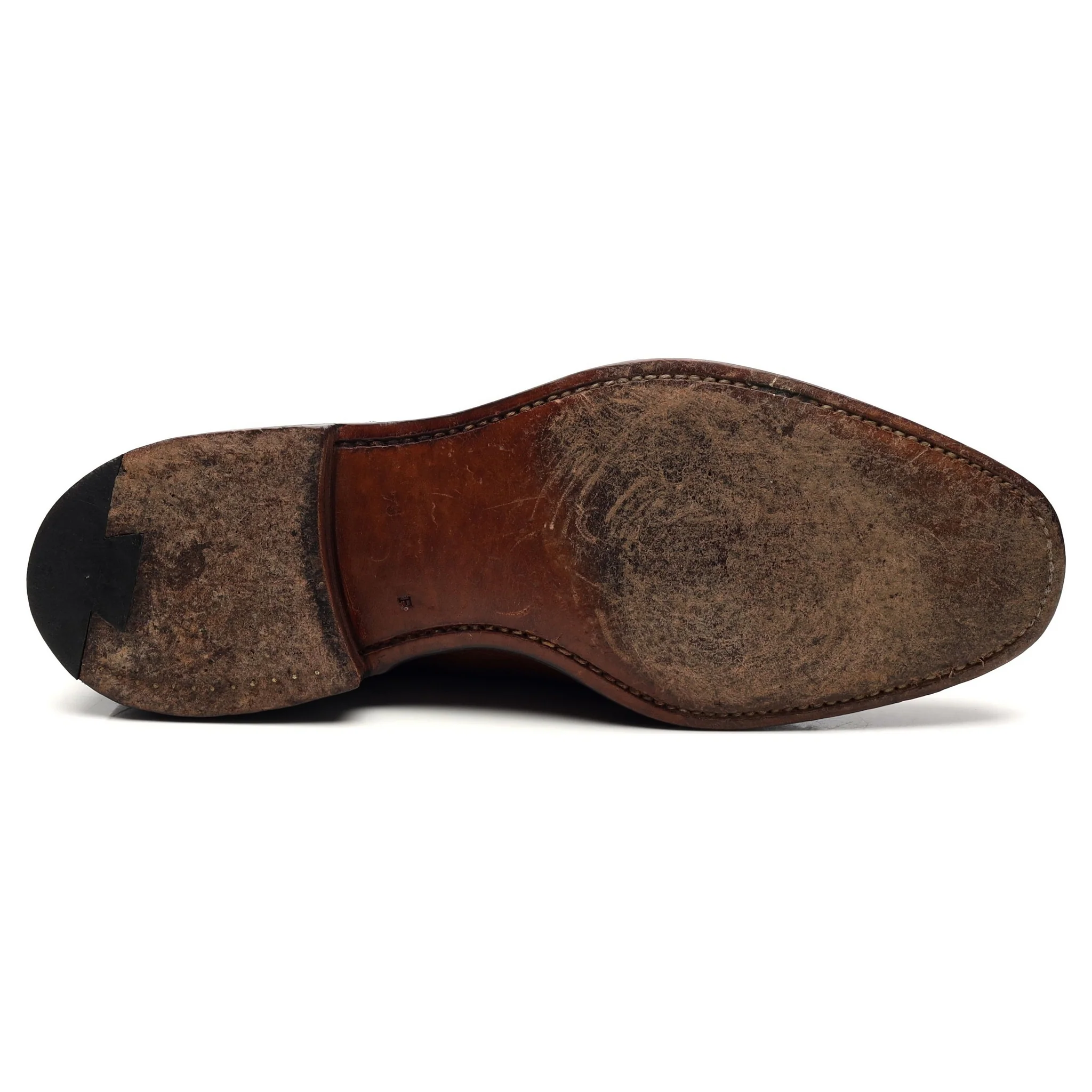 Masterclass 'Hanover' Tan Brown Leather Oxford UK 7.5 F - Image 11