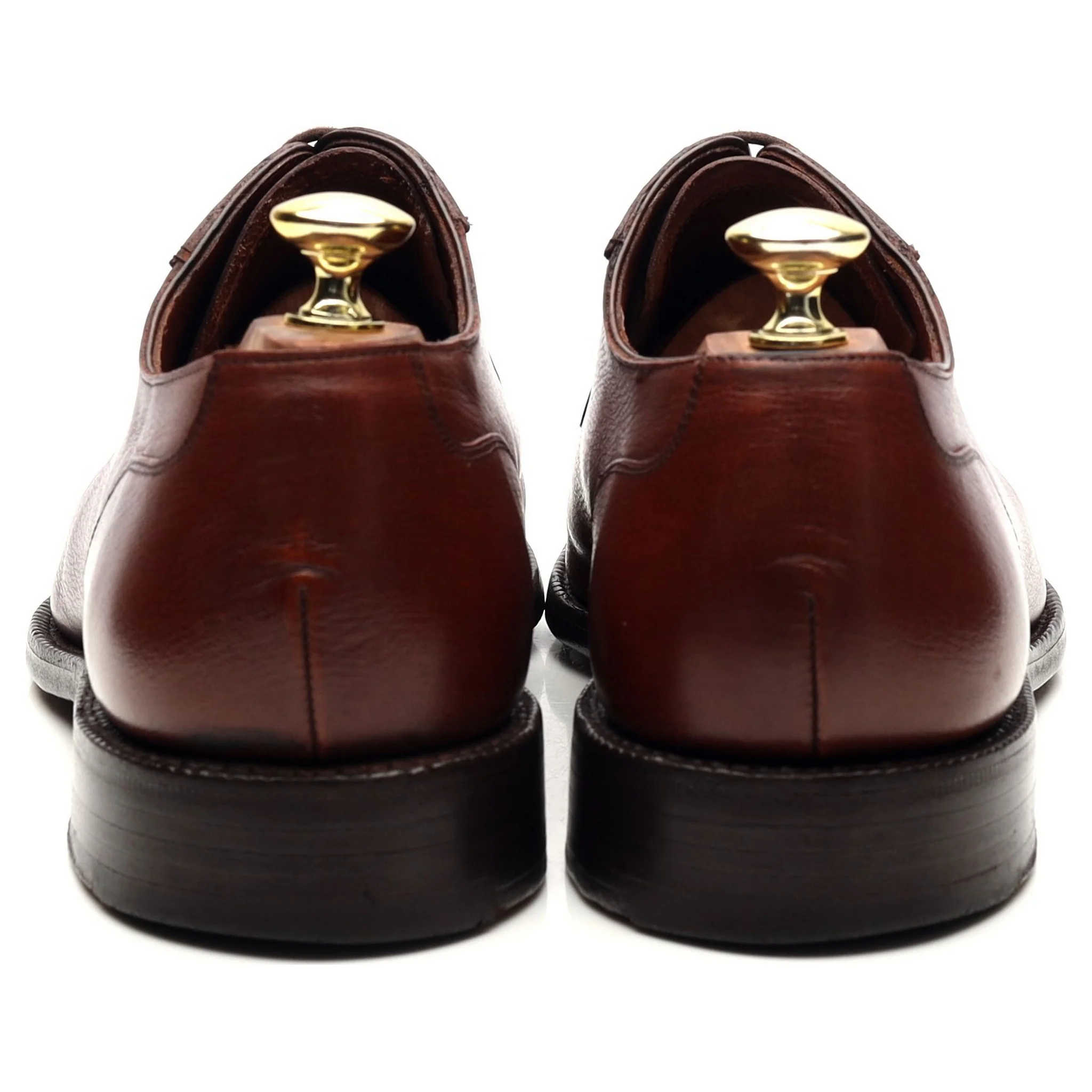 Masterclass 'Hanover' Tan Brown Leather Oxford UK 7.5 F - Image 4
