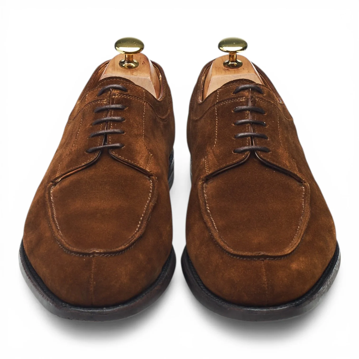 'Hardwick' Snuff Brown Suede Split Toe Derby UK 8.5 E - Image 2
