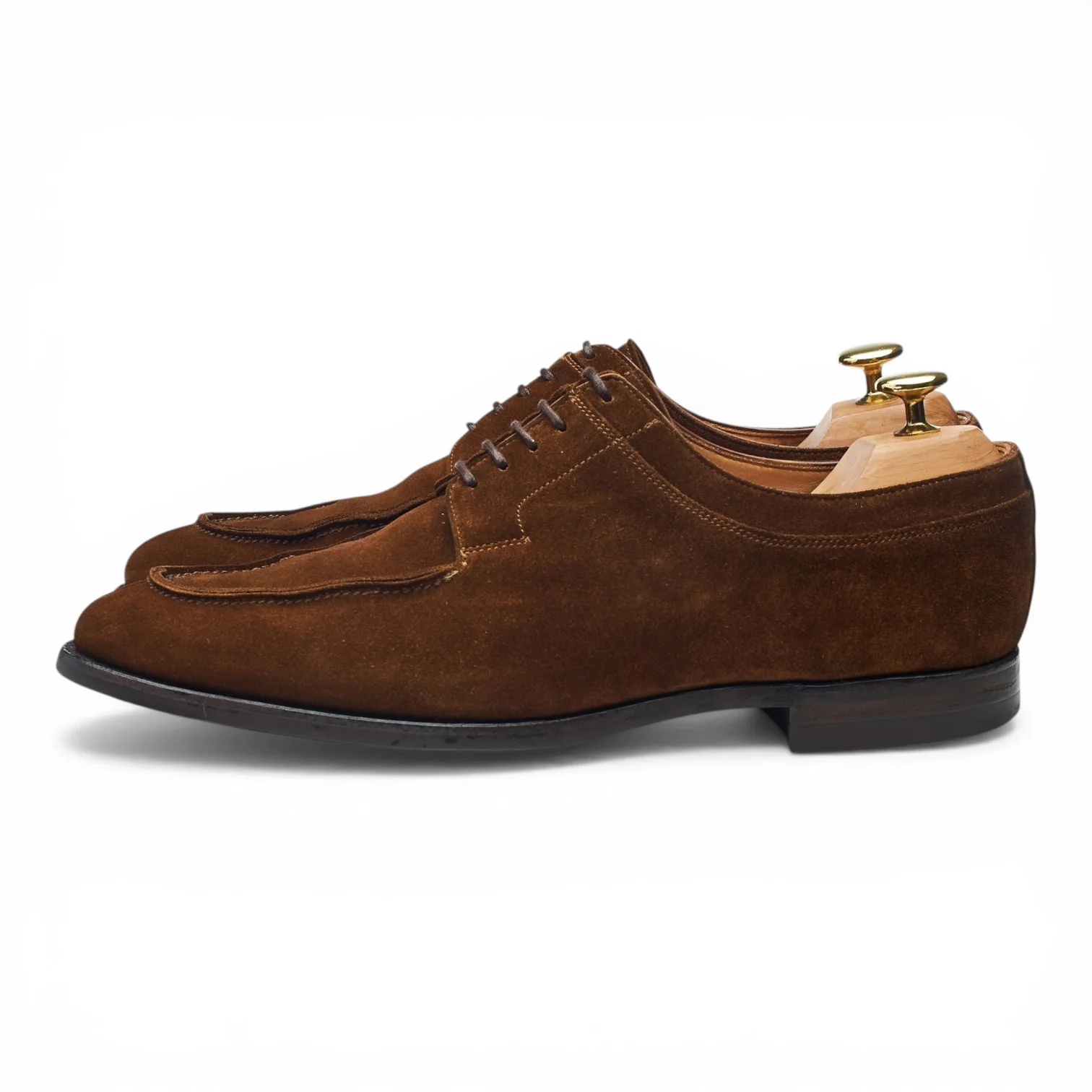 'Hardwick' Snuff Brown Suede Split Toe Derby UK 8.5 E - Image 3
