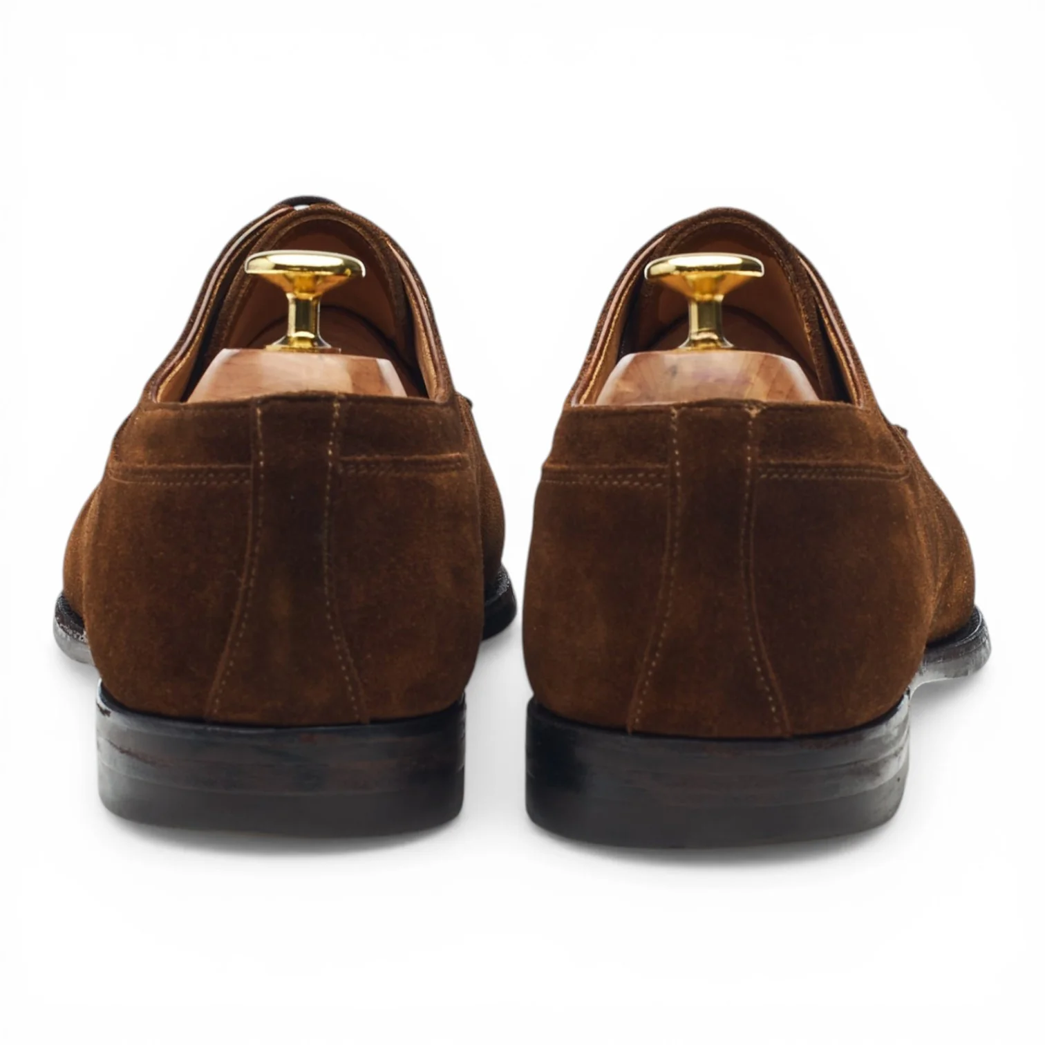 'Hardwick' Snuff Brown Suede Split Toe Derby UK 8.5 E - Image 4