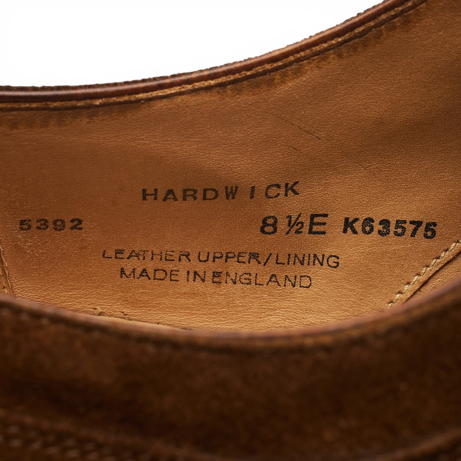'Hardwick' Snuff Brown Suede Split Toe Derby UK 8.5 E - Image 8