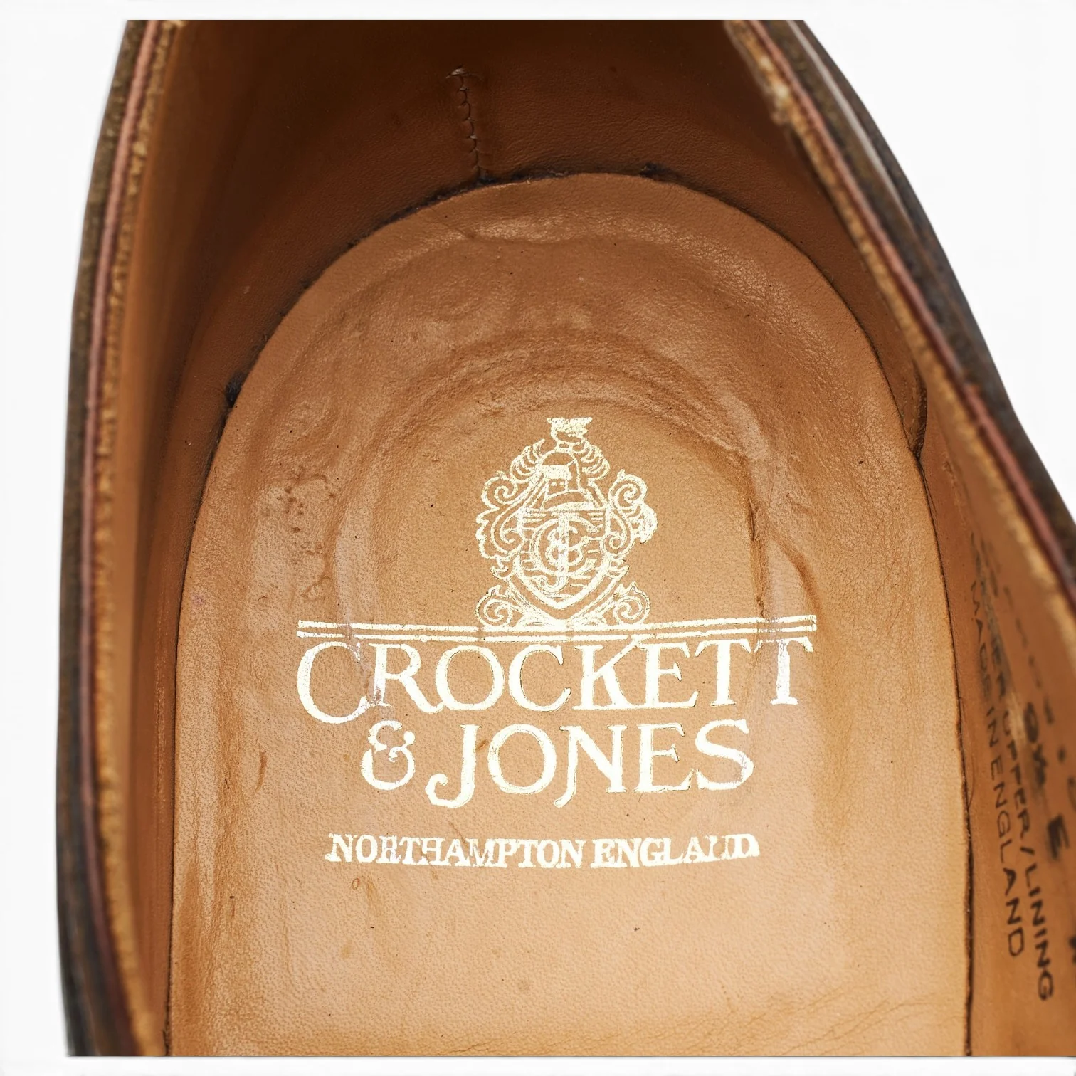 'Hardwick' Dark Brown Grain Leather Split Toe Derby UK 9.5 E - Image 6