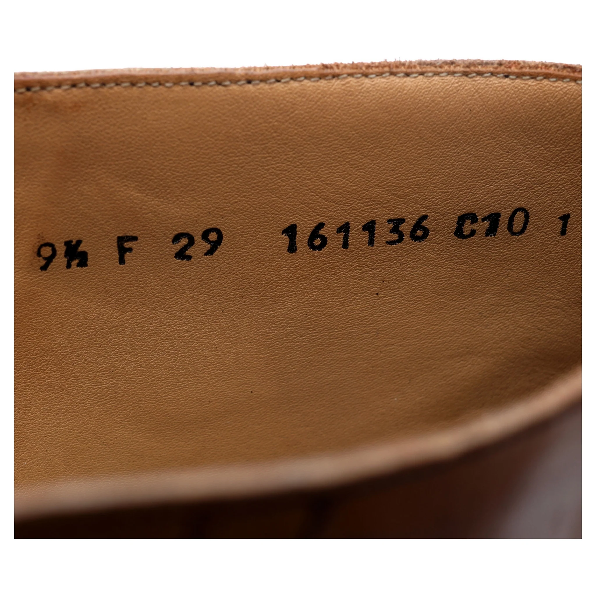 'Harrison' Tan Brown Leather Boots Brogues UK 9.5 F - Image 13
