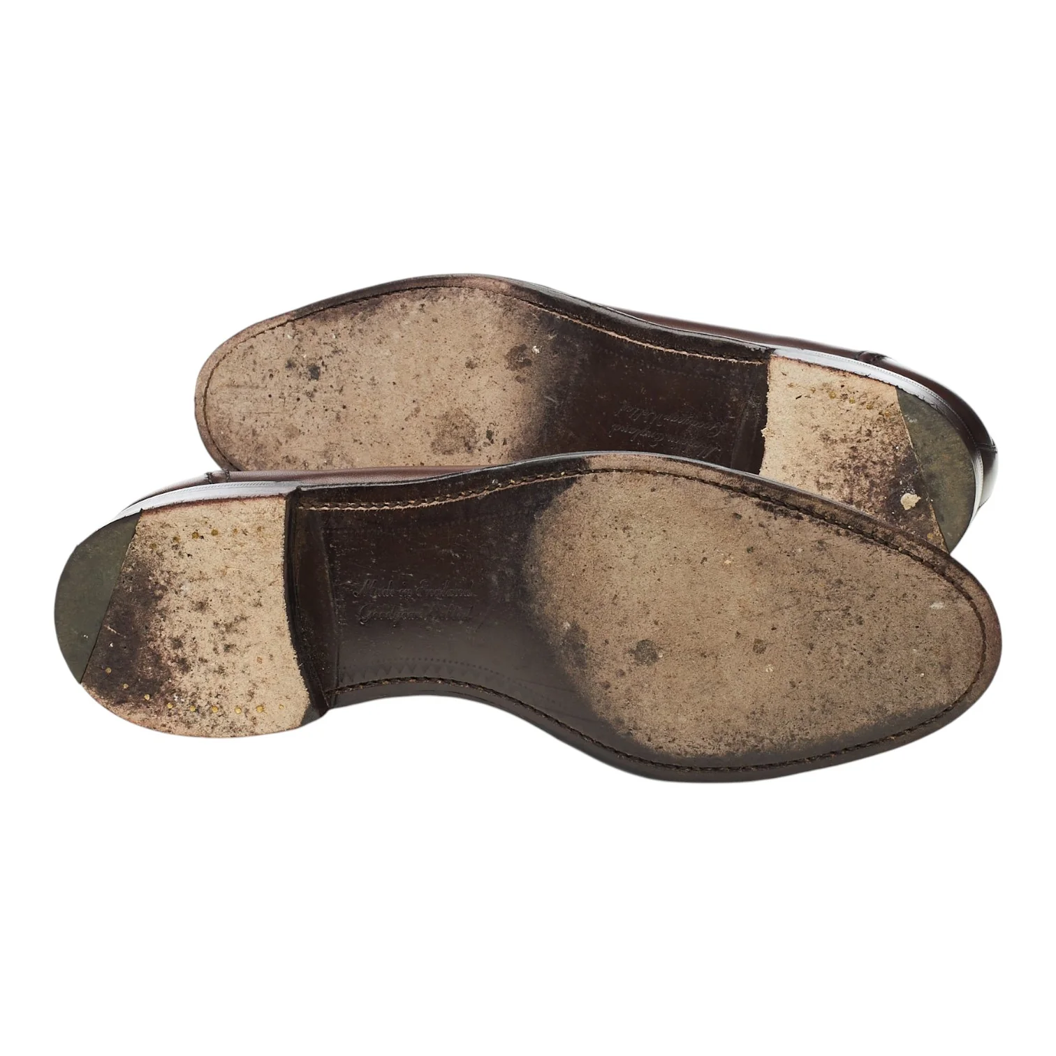 'Harry II' Dark Brown Leather Tassel Loafers UK 8 F - Image 5