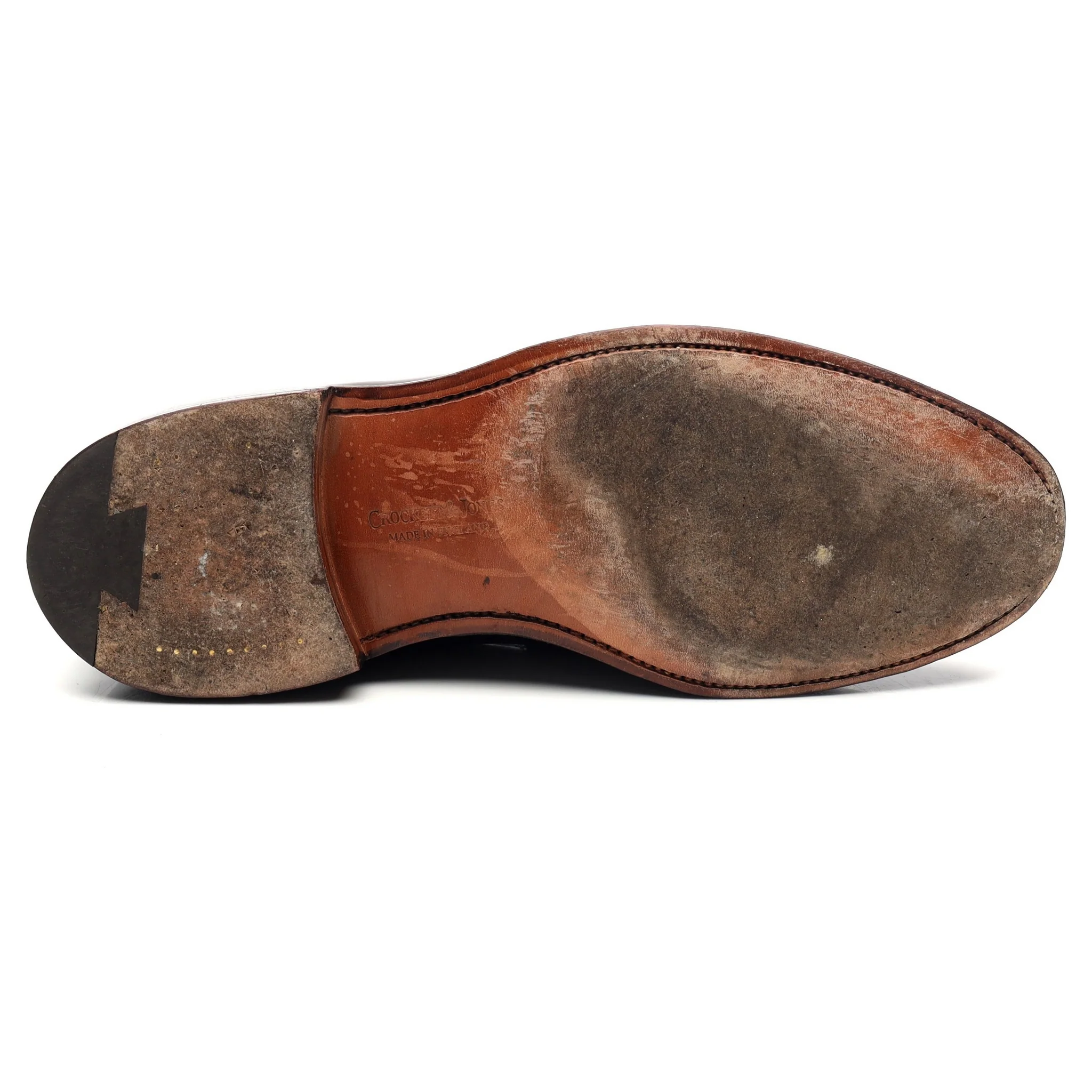 'Henley 3' Burgundy Leather Loafers UK 7.5 E - Image 11