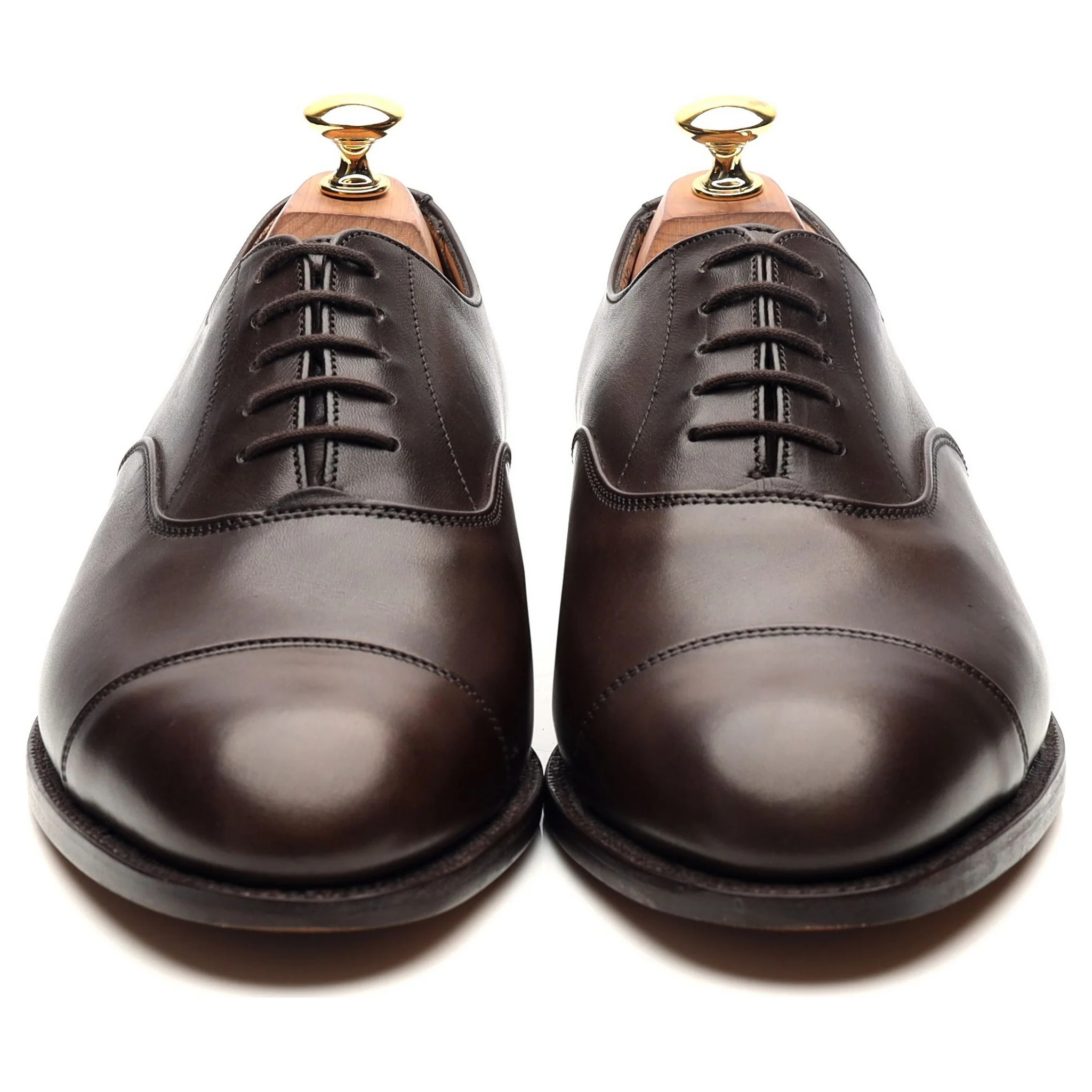 'Henley' Dark Brown Leather Oxford UK 6.5 - Image 8