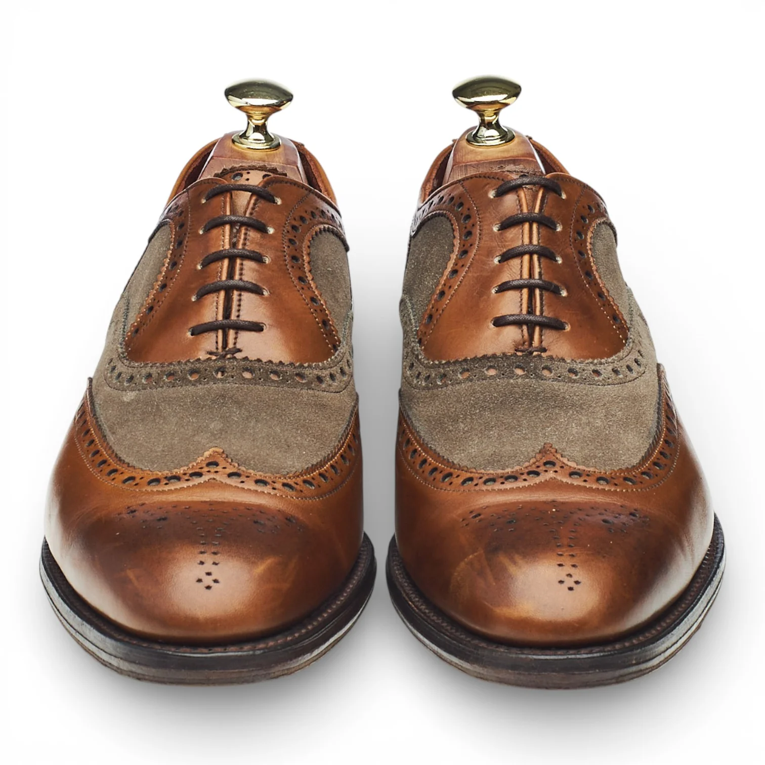 Herring 'Fencote' Brown Leather Oxford Brogues UK 7 F - Image 2