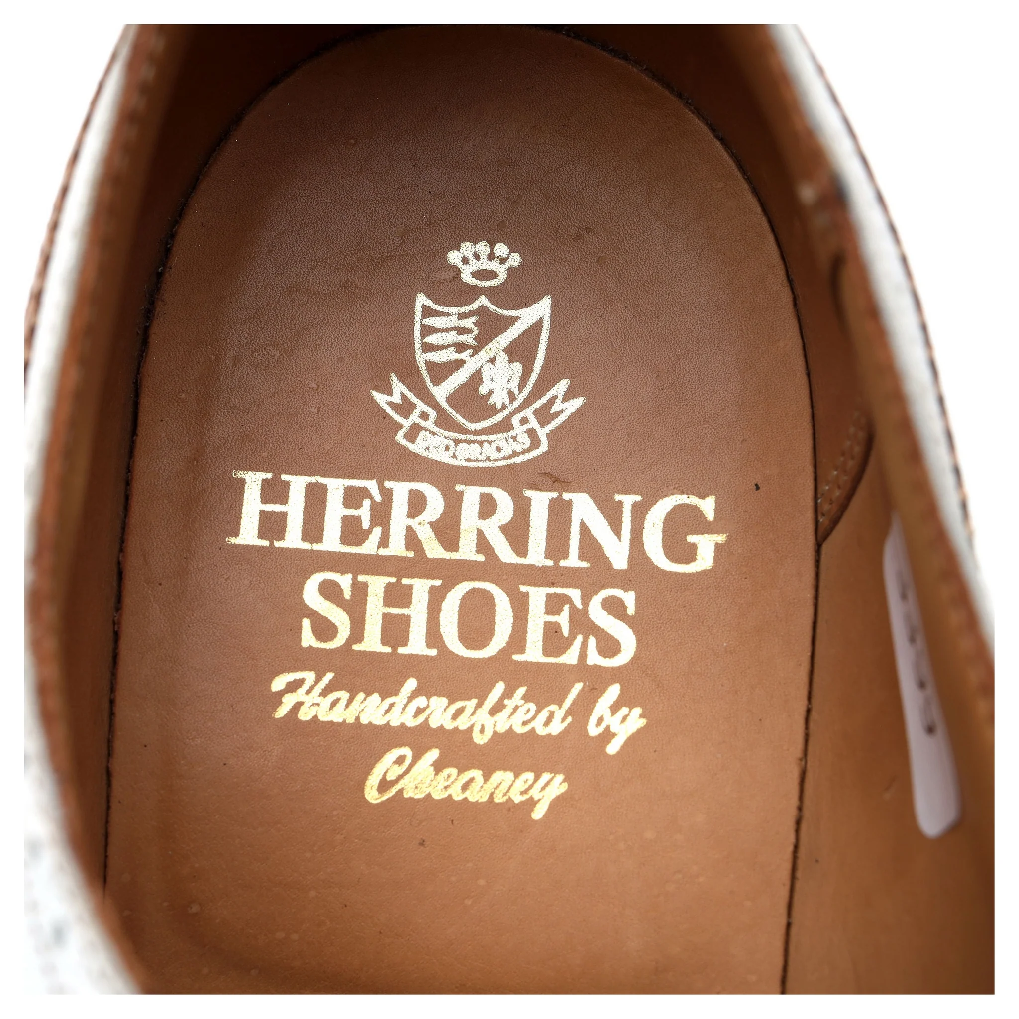 'Hyde' Tan Brown Brown White Leather Spectator Brogues UK 7 F - Image 12