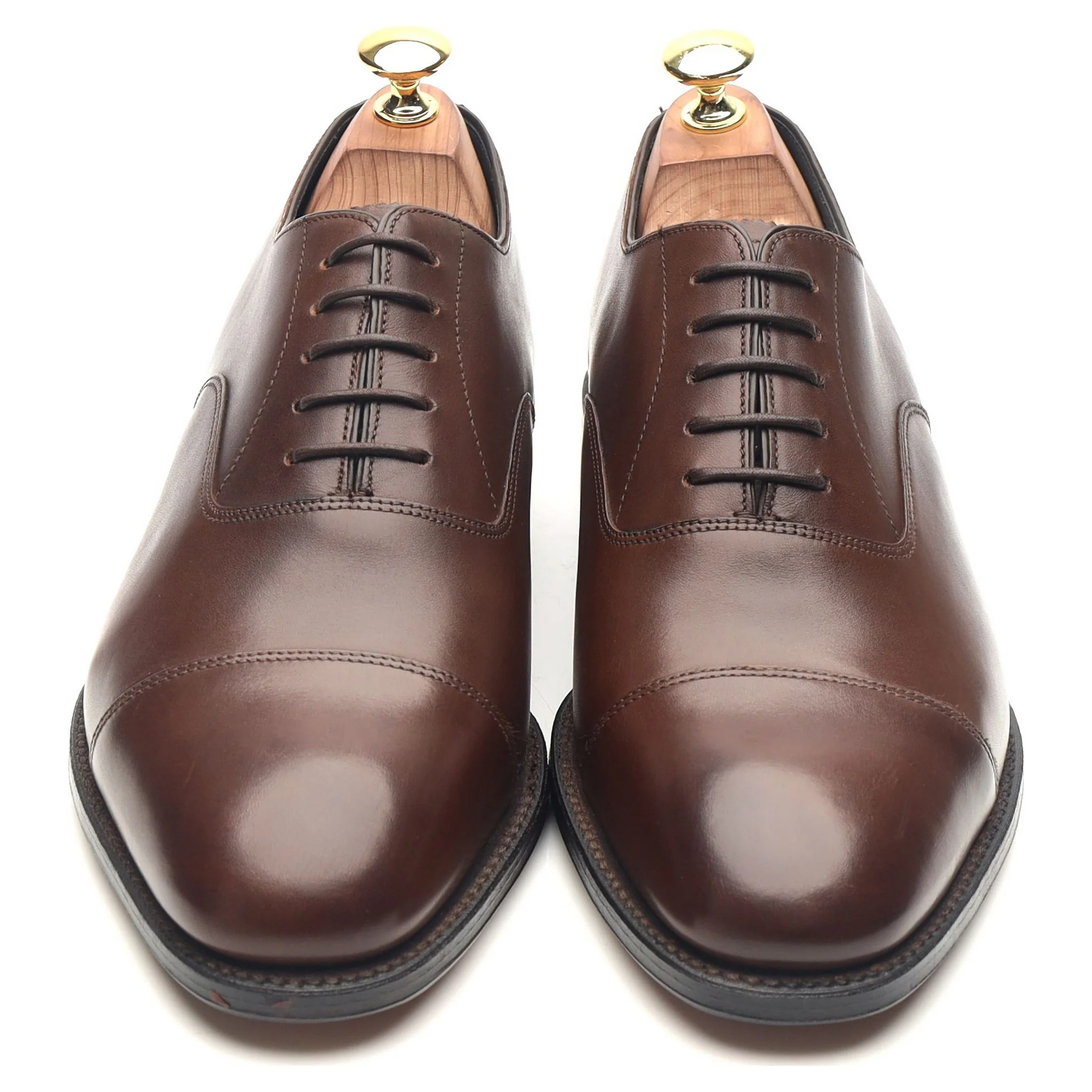 'Knightsbridge' Brown Leather Oxford UK 8.5 F - Image 9