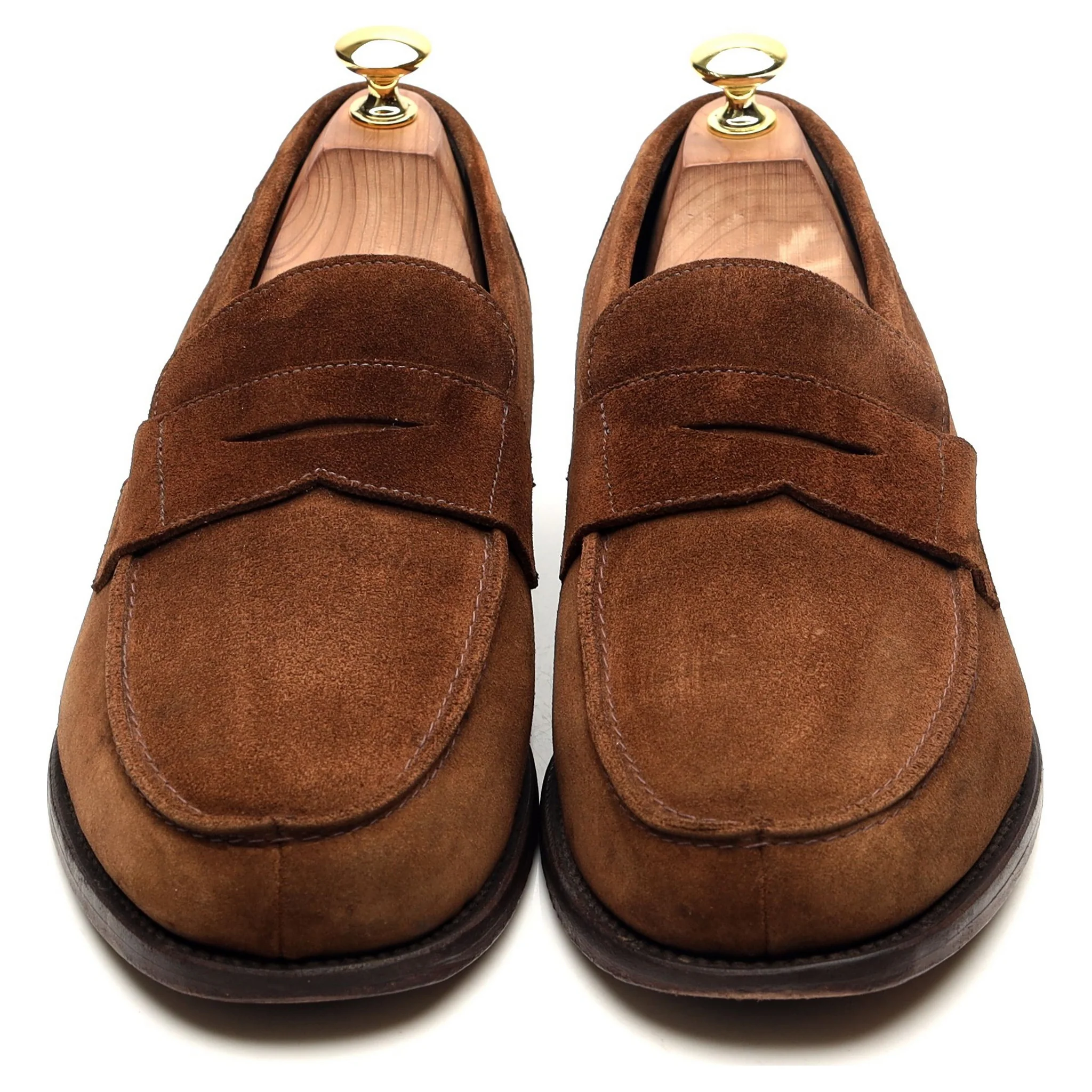 'Broadway' Snuff Brown Suede Loafers UK 9 F - Image 9