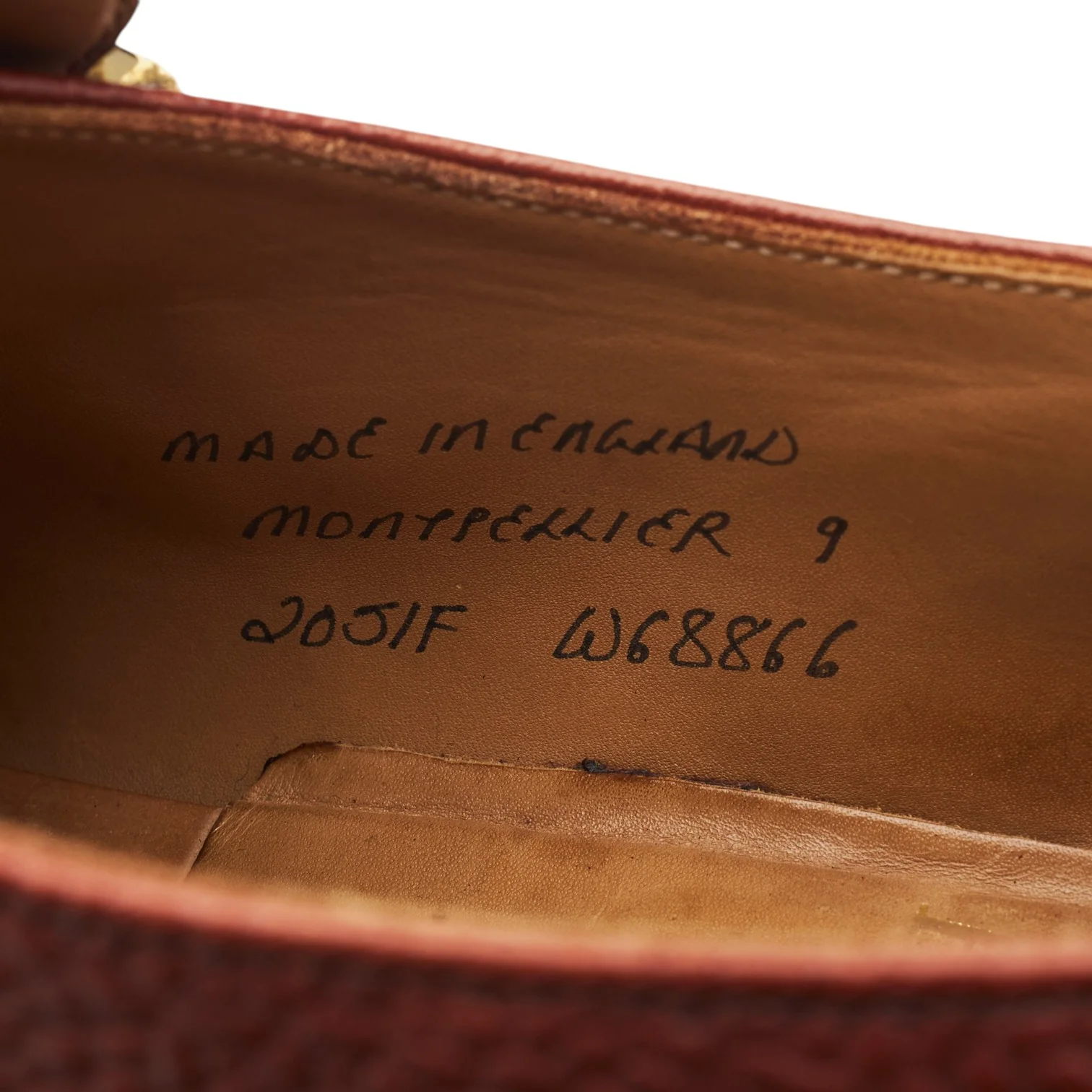 Herring 'Montpellier' Tan Brown Leather Monk Strap UK 9 F - Image 7