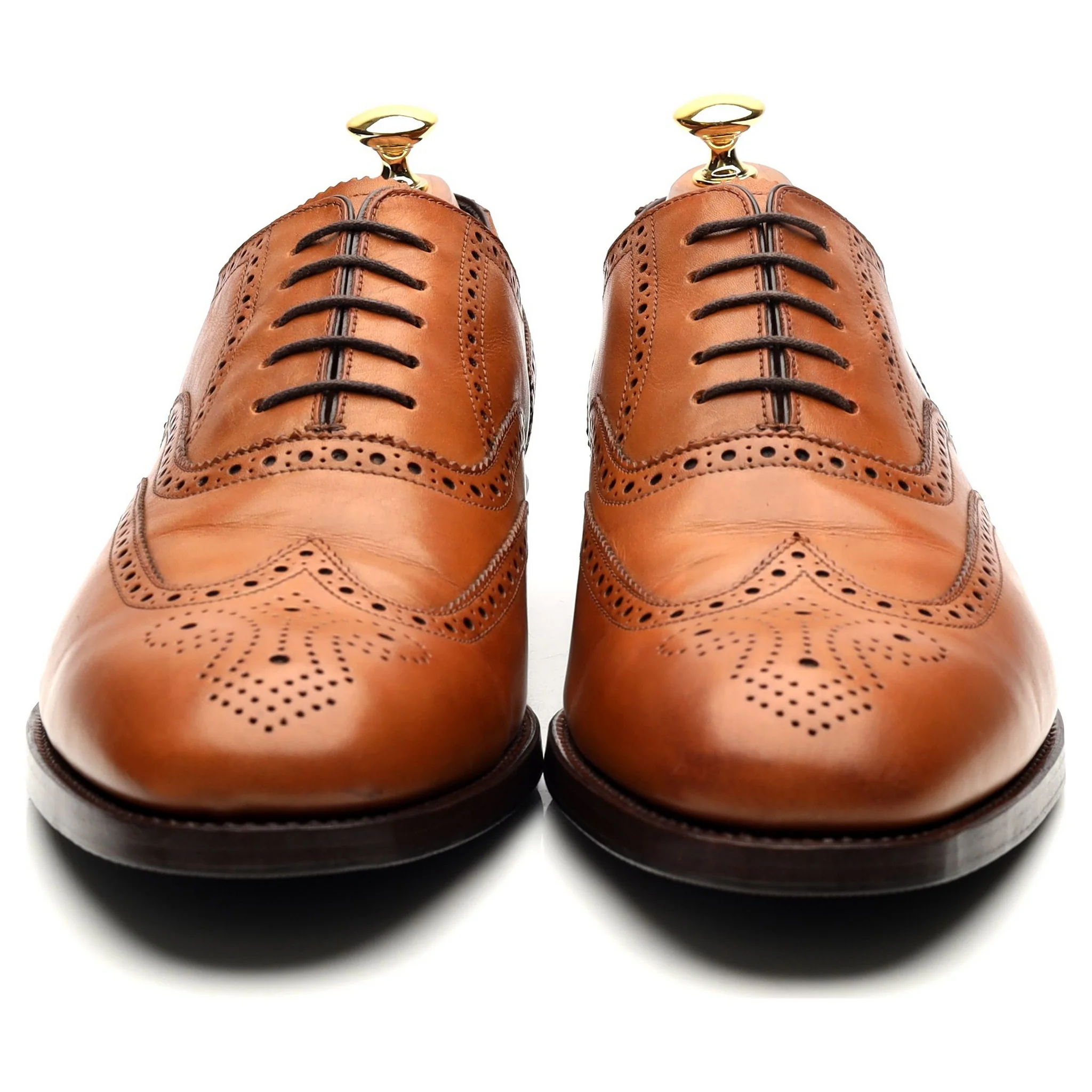 'Richmond' Tan Brown Leather Brogues UK 10 G - Image 8